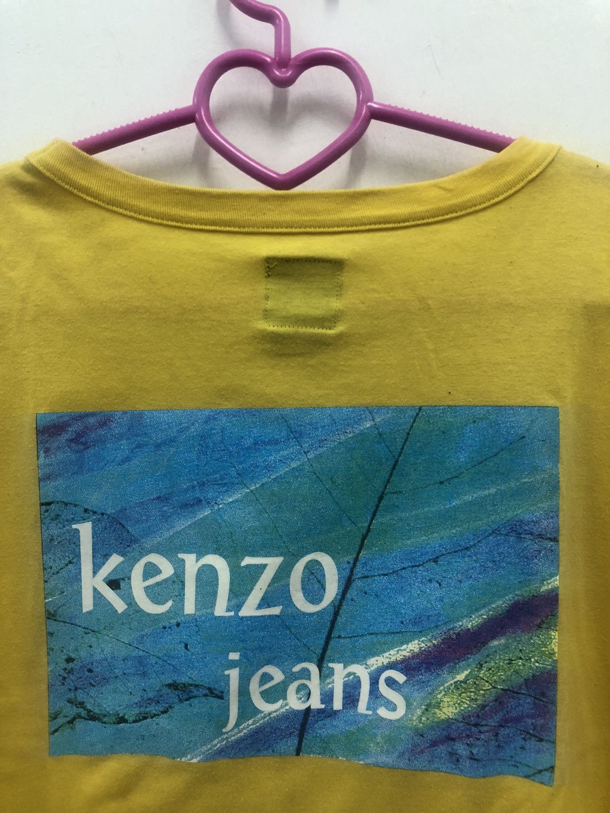 Kenzo Rare 90s Vintage KENZO Spell Out Big Logo Shirt Size US M / EU 48-50 / 2 - 2 Thumbnail