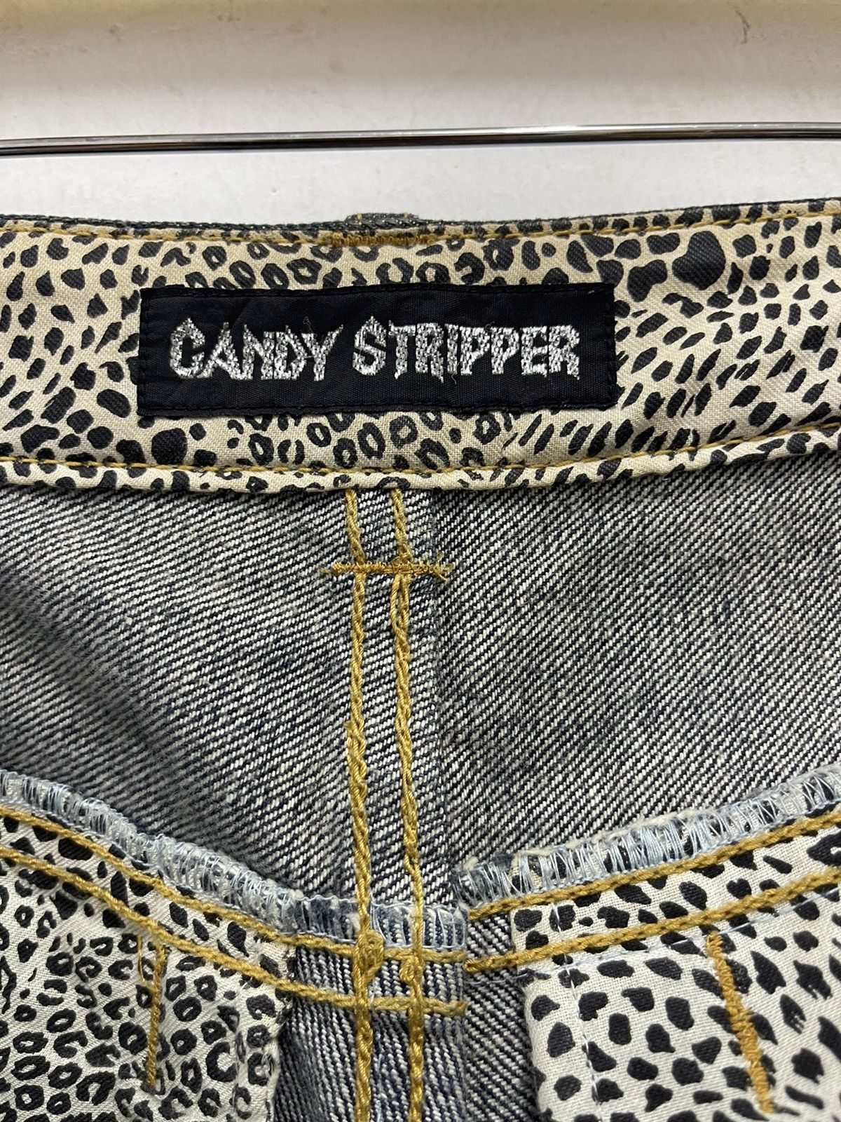 Seditionaries Rare Vintage CANDY STRIPPER Japan Zipped Jeans Denim Size US 33 - 7 Thumbnail