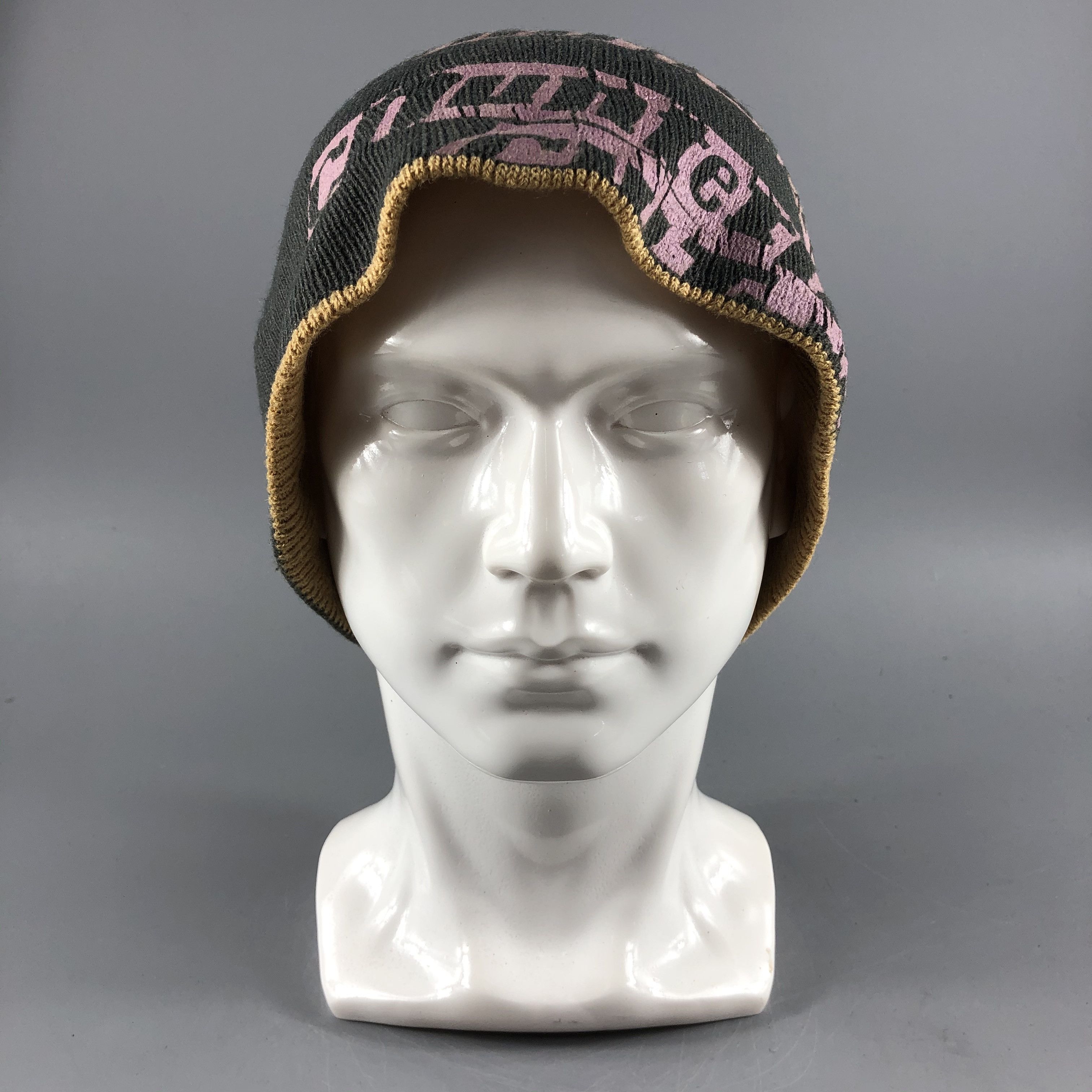 image of Vintage Counter Culture Hats Printed Beanie Snow Hat Snow Cap B288, Men's
