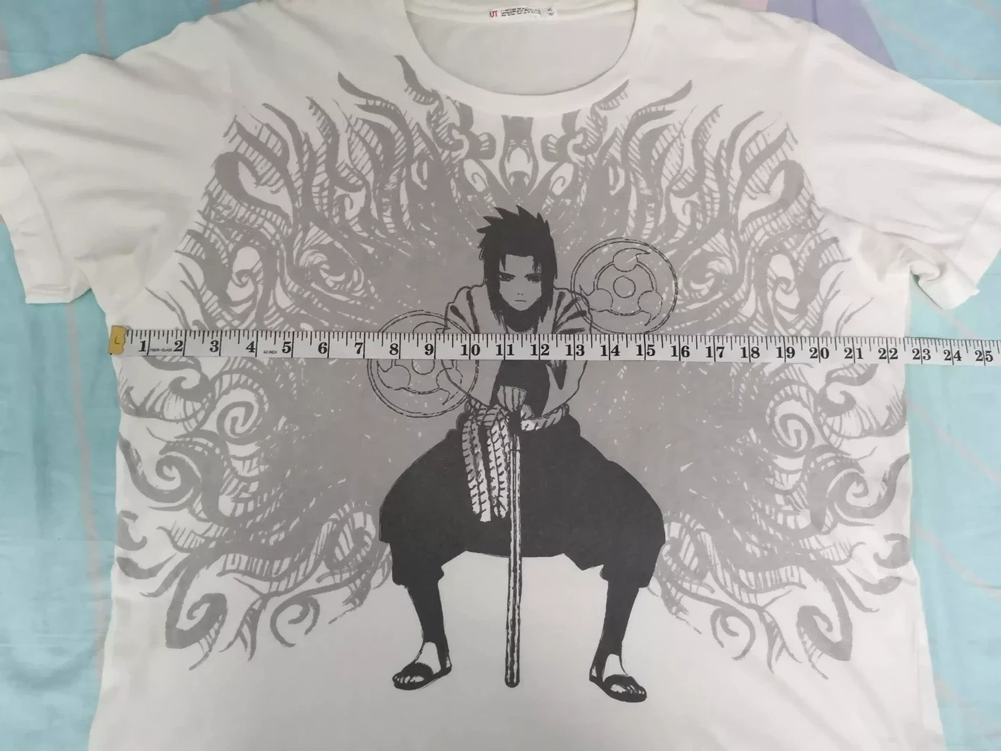 Anime Vintage Y2K Naruto Shippuden Japan Anime Tee Sasuke Akira Size US XL / EU 56 / 4 - 6 Thumbnail