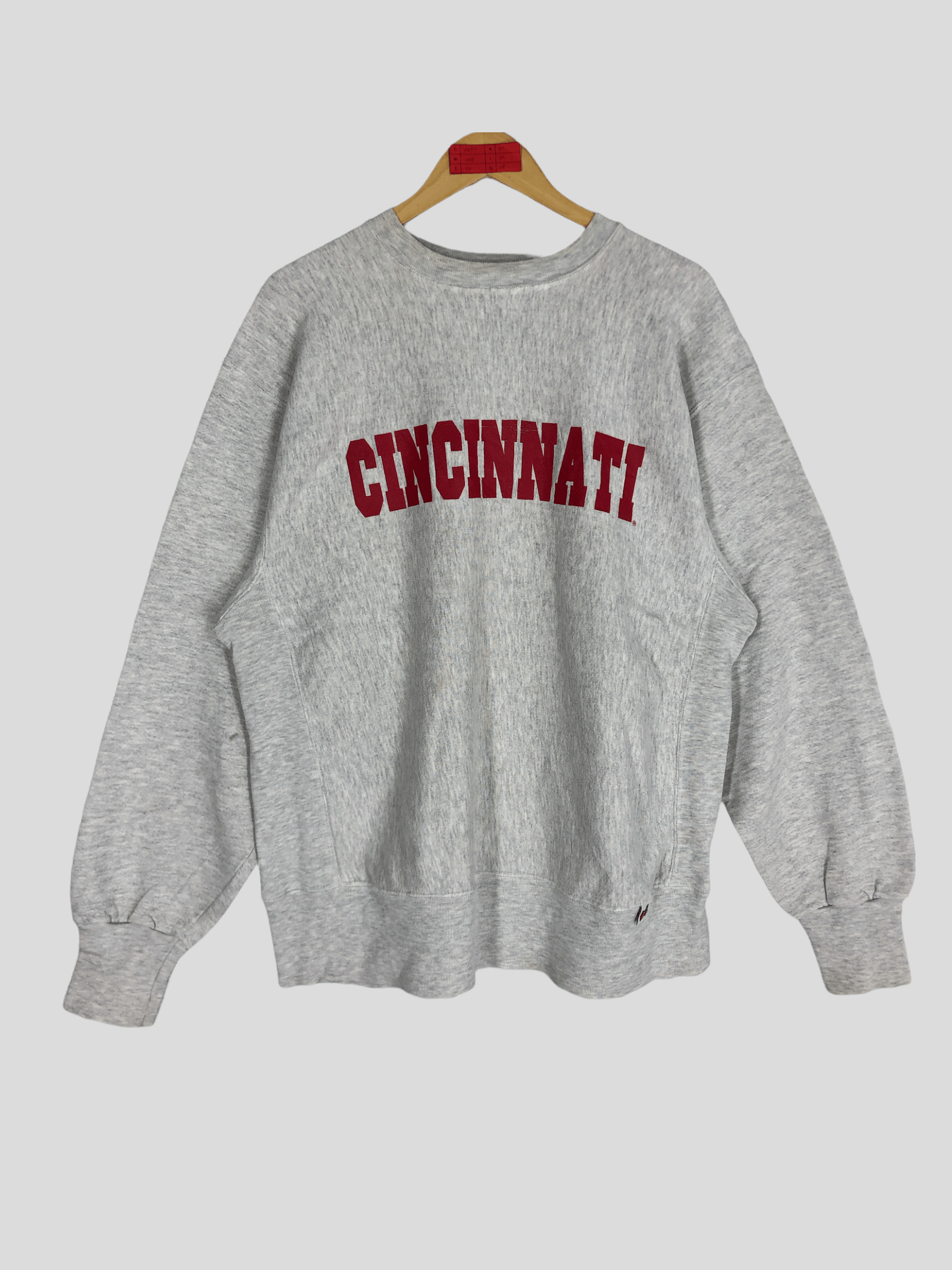 Vintage Cicinnati American State Spellout Sweatshirt