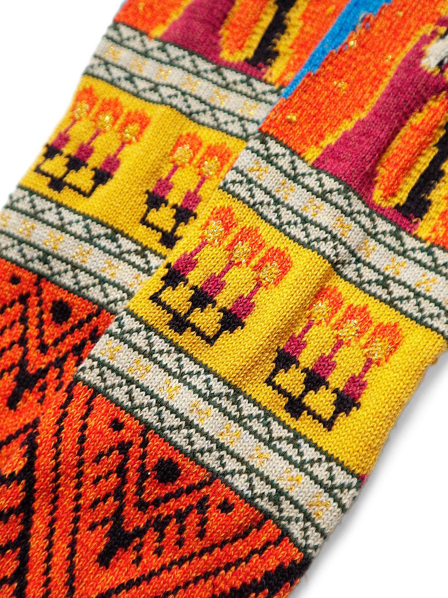 Kapital Kapital 96 Strand Maria Print Socks Size ONE SIZE - 4 Thumbnail