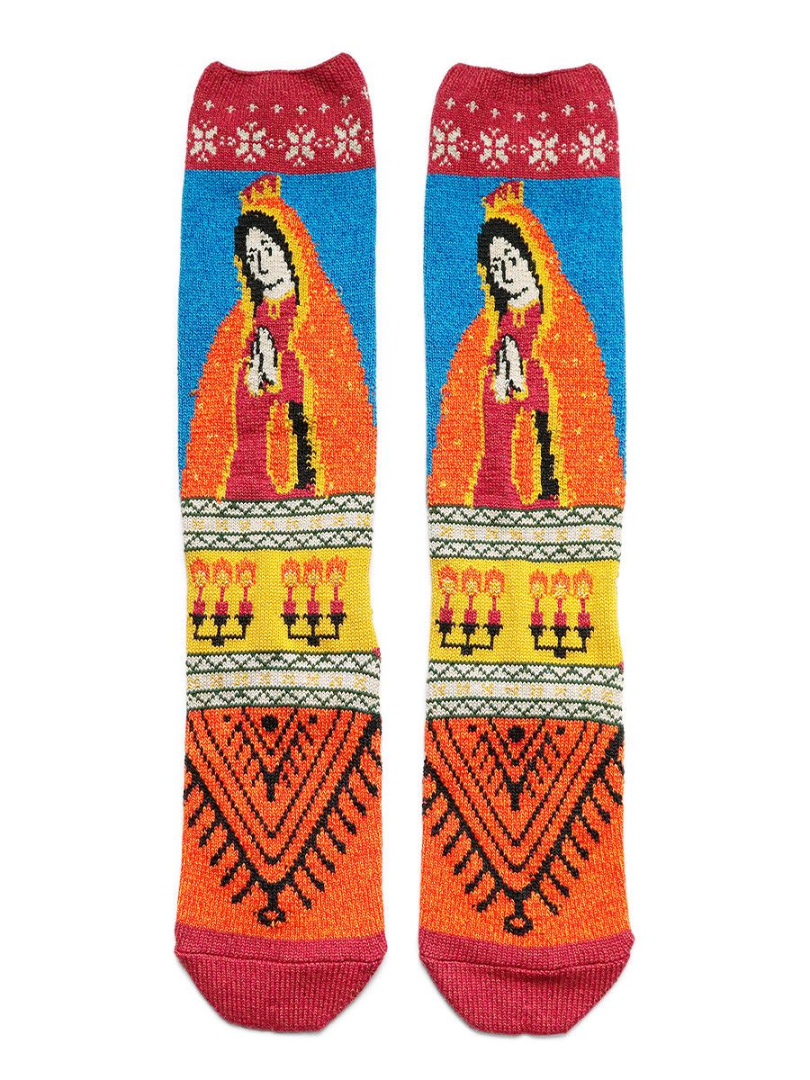 Kapital Kapital 96 Strand Maria Print Socks Size ONE SIZE - 7 Thumbnail