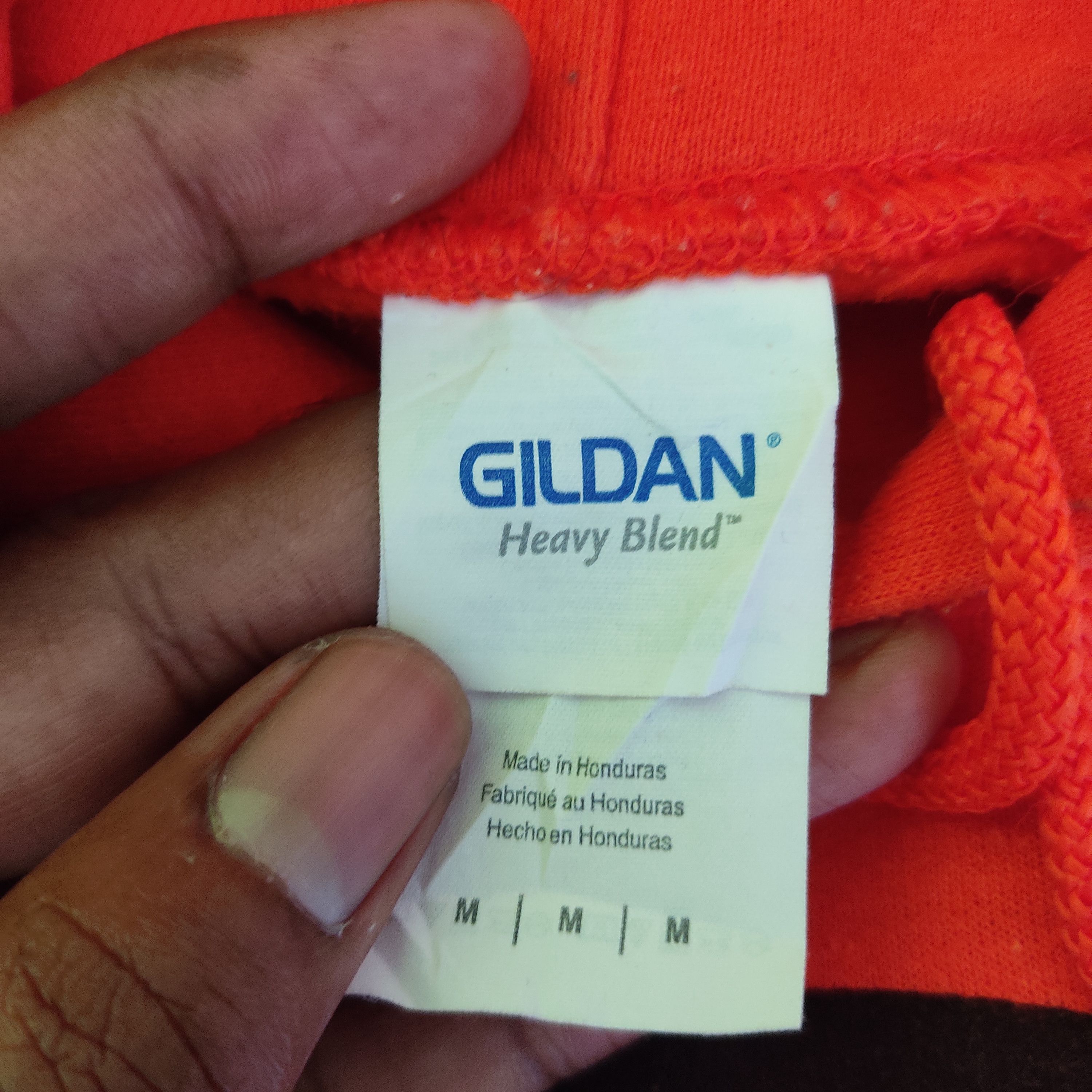 Designer × Gildan Oledickfoggy Big Logo Orange Hoodie Size US M / EU 48-50 / 2 - 13 Thumbnail
