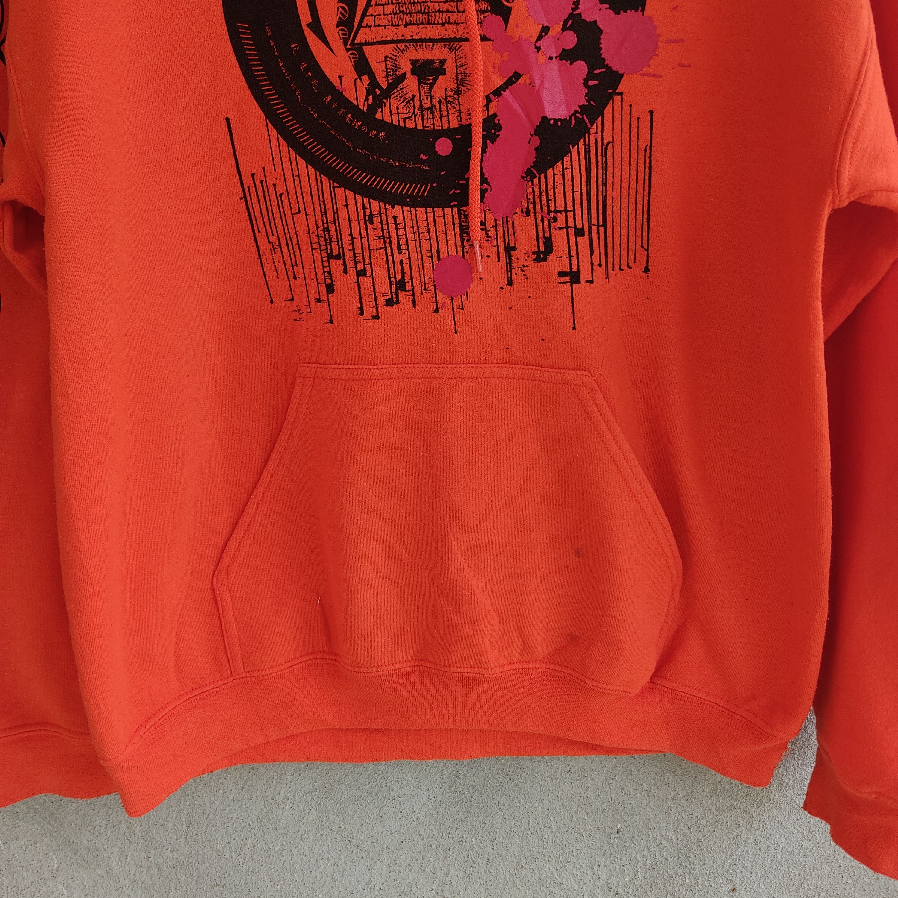 Designer × Gildan Oledickfoggy Big Logo Orange Hoodie Size US M / EU 48-50 / 2 - 4 Thumbnail