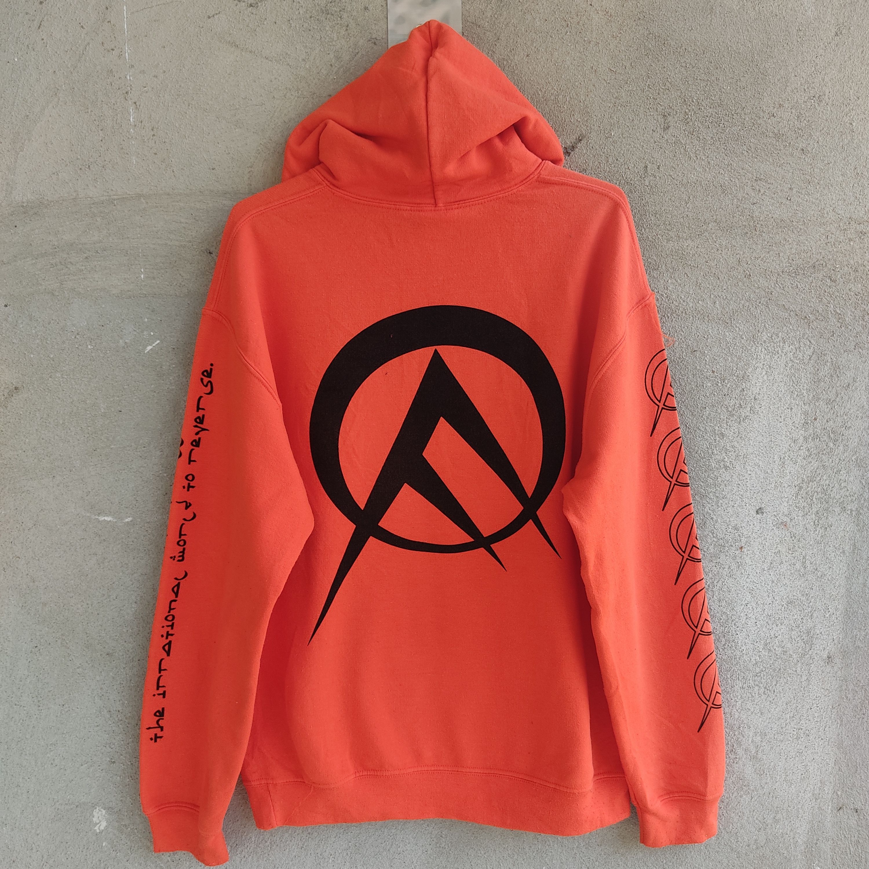Designer × Gildan Oledickfoggy Big Logo Orange Hoodie Size US M / EU 48-50 / 2 - 2 Thumbnail