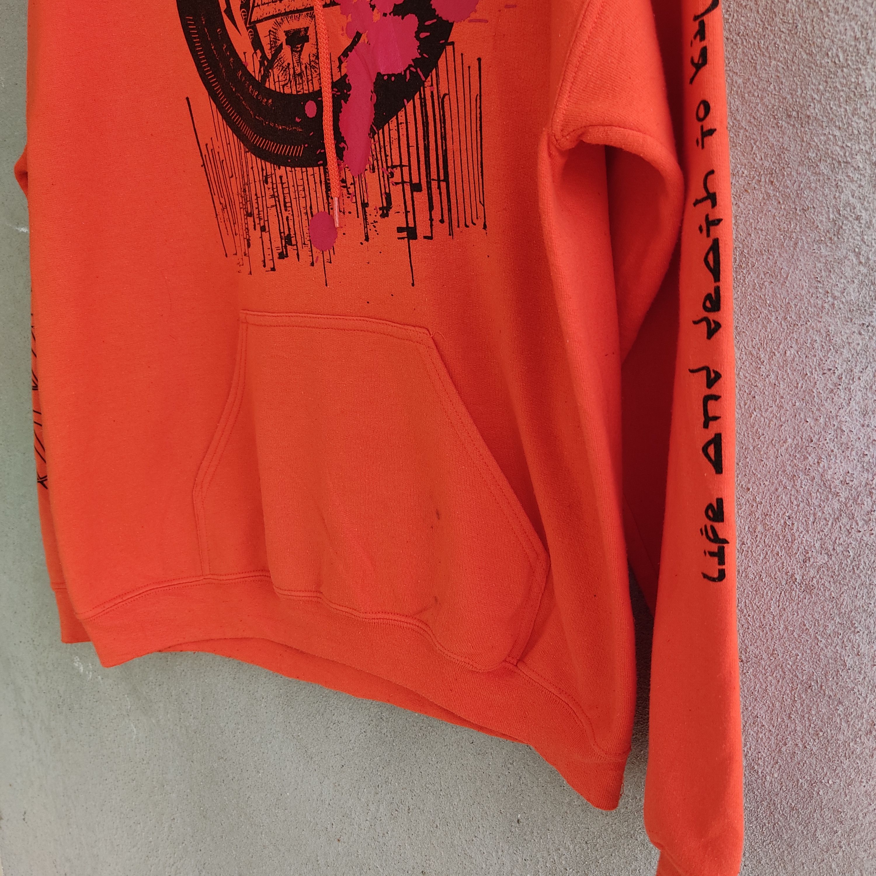 Designer × Gildan Oledickfoggy Big Logo Orange Hoodie Size US M / EU 48-50 / 2 - 6 Thumbnail