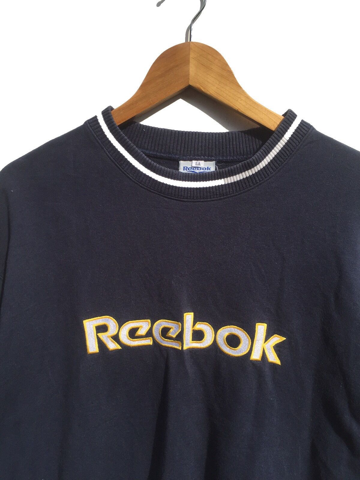 Reebok RARE VINTAGE EMBROIDERED REEBOK BIG LOGO PULLOVER Size US L / EU 52-54 / 3 - 3 Thumbnail