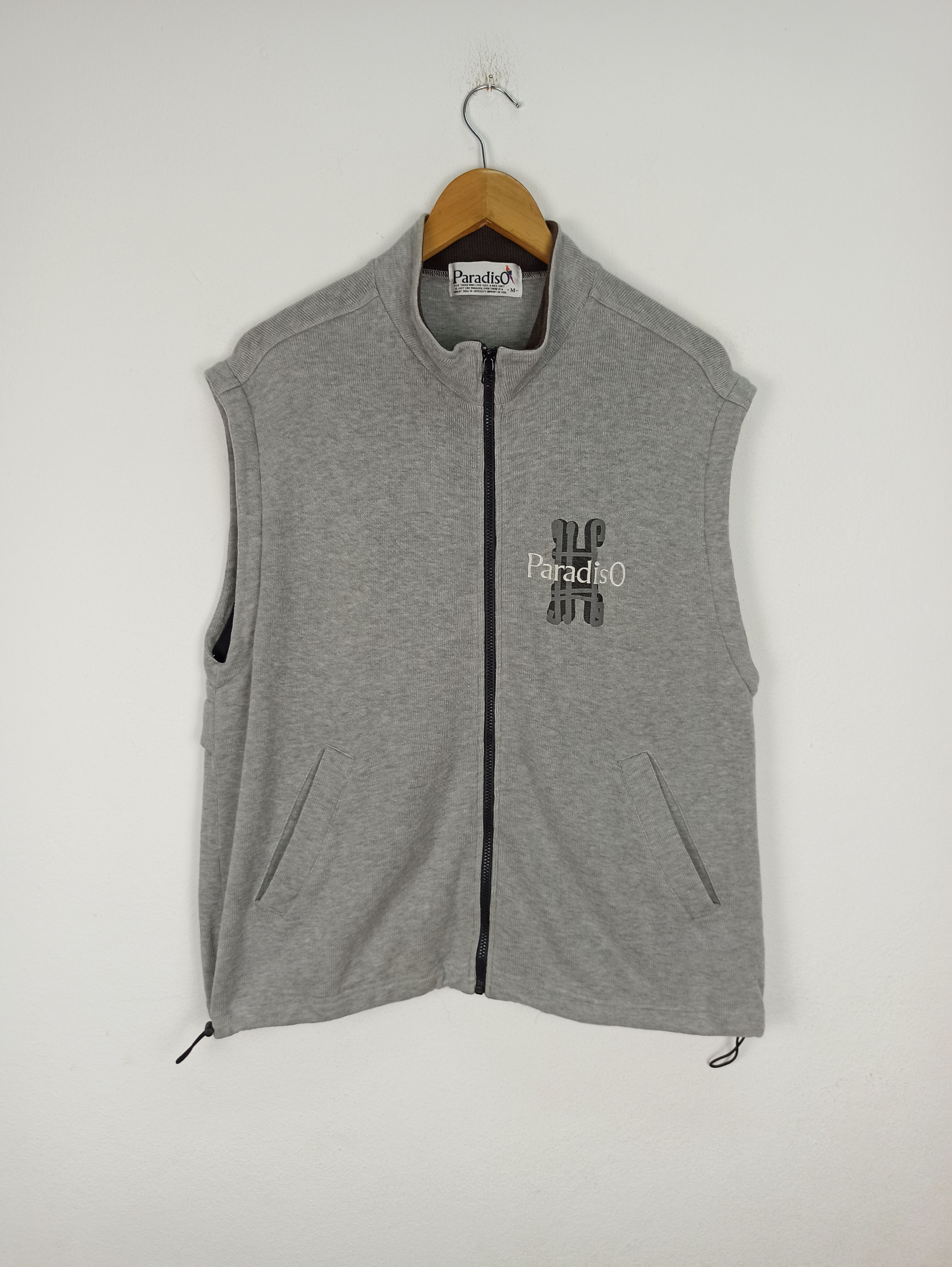 Japanese Brand 🔥Rare🔥 Paradiso Vest embroidered Big Logo (c47) Size US M / EU 48-50 / 2 - 1 Thumbnail