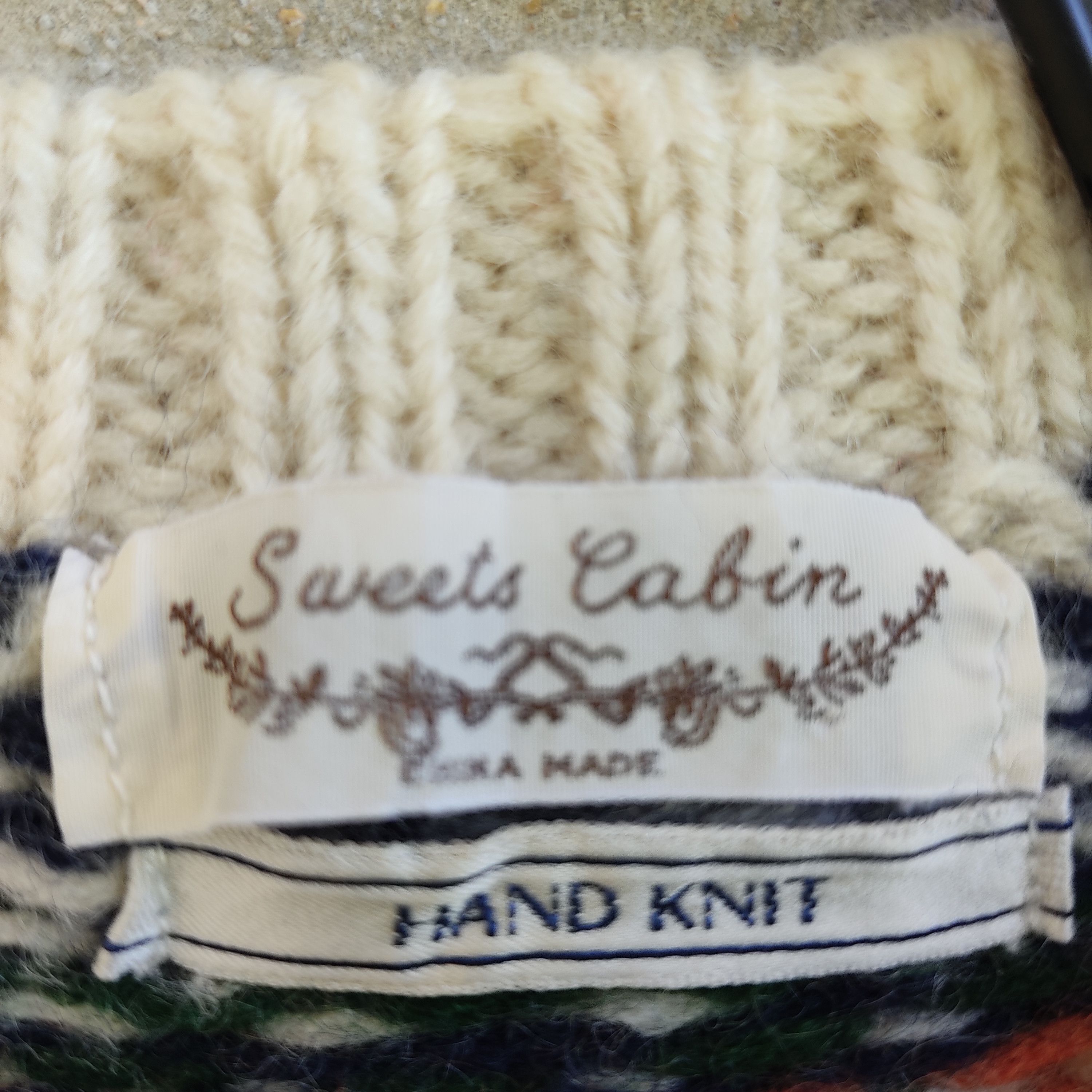 Other Sweet Cabin Hand Knit Navajo Mohair Knitwear Jumper Size US S / EU 44-46 / 1 - 11 Thumbnail