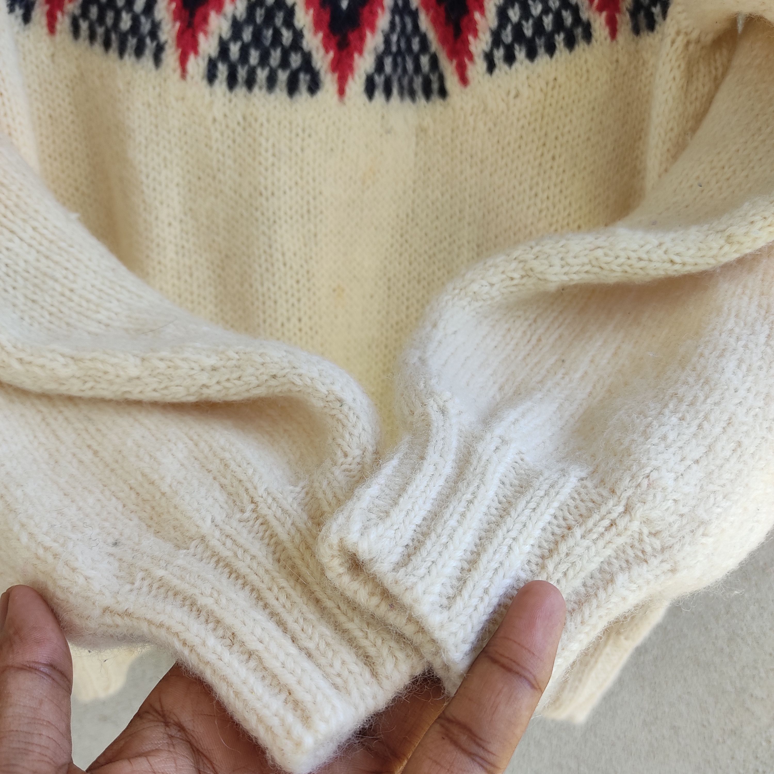 Other Sweet Cabin Hand Knit Navajo Mohair Knitwear Jumper Size US S / EU 44-46 / 1 - 9 Thumbnail