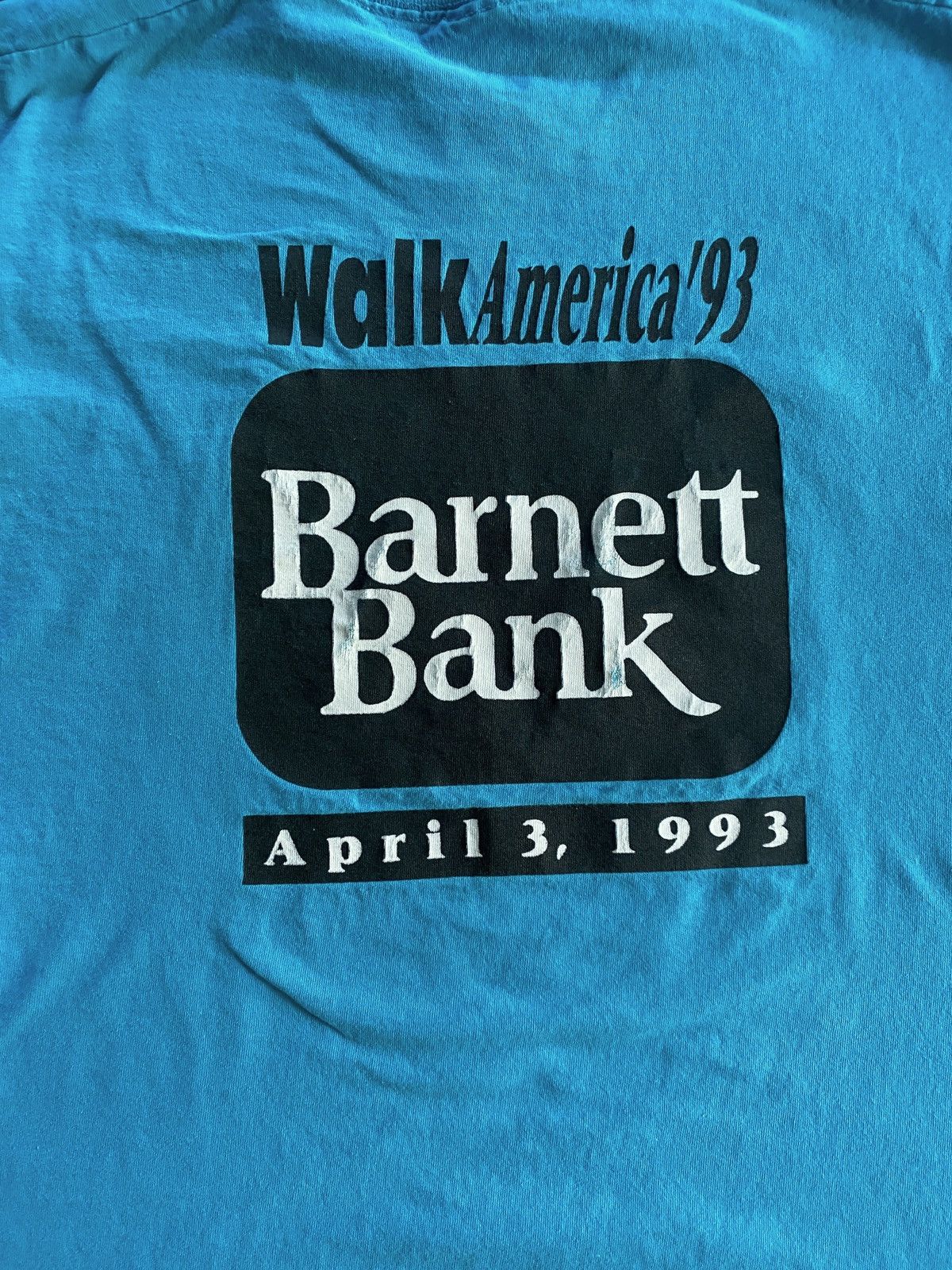 Fruit Of The Loom Vintage 1993 Walk America Distressed Single Stitch Tee Size US L / EU 52-54 / 3 - 17 Thumbnail