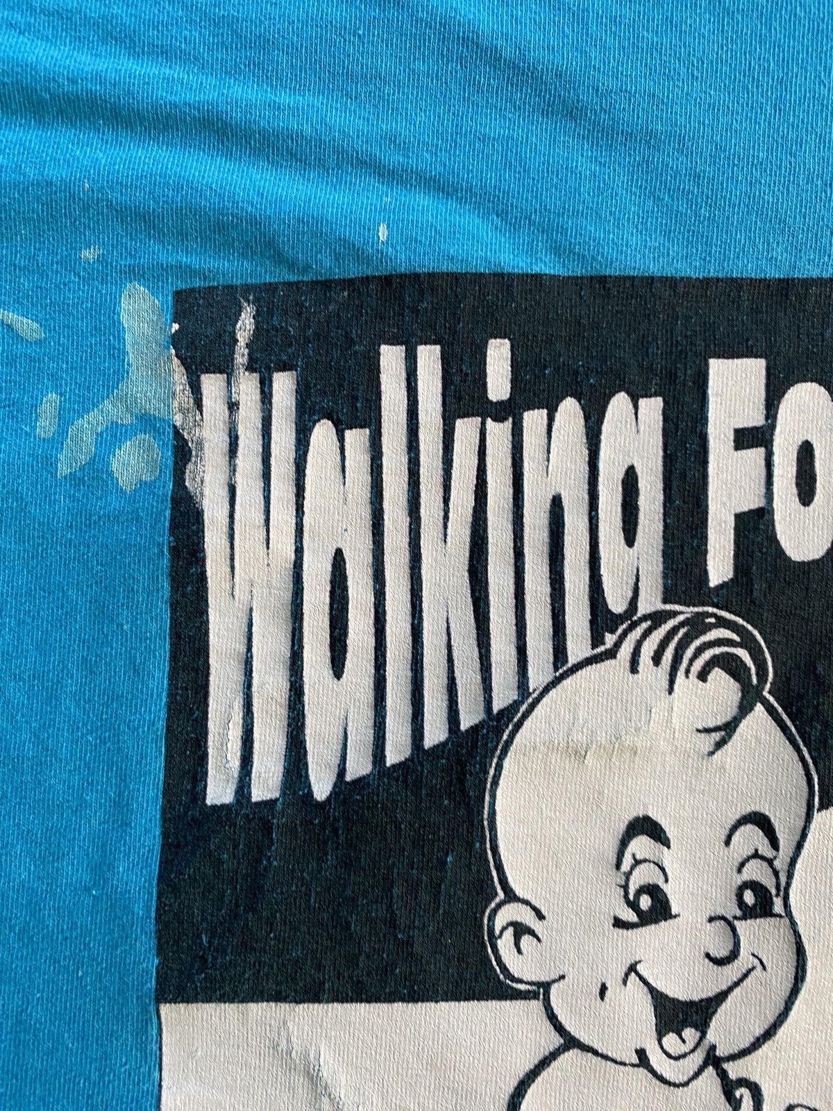 Fruit Of The Loom Vintage 1993 Walk America Distressed Single Stitch Tee Size US L / EU 52-54 / 3 - 3 Thumbnail