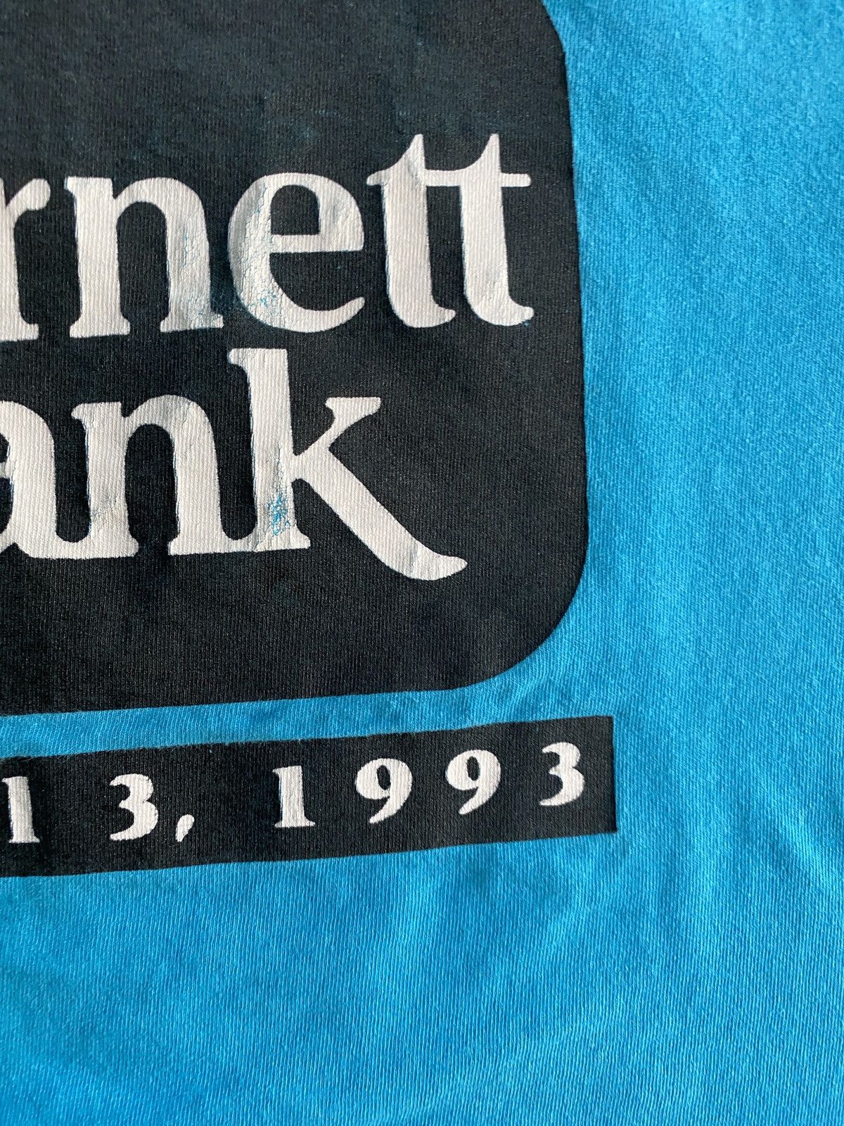 Fruit Of The Loom Vintage 1993 Walk America Distressed Single Stitch Tee Size US L / EU 52-54 / 3 - 20 Thumbnail
