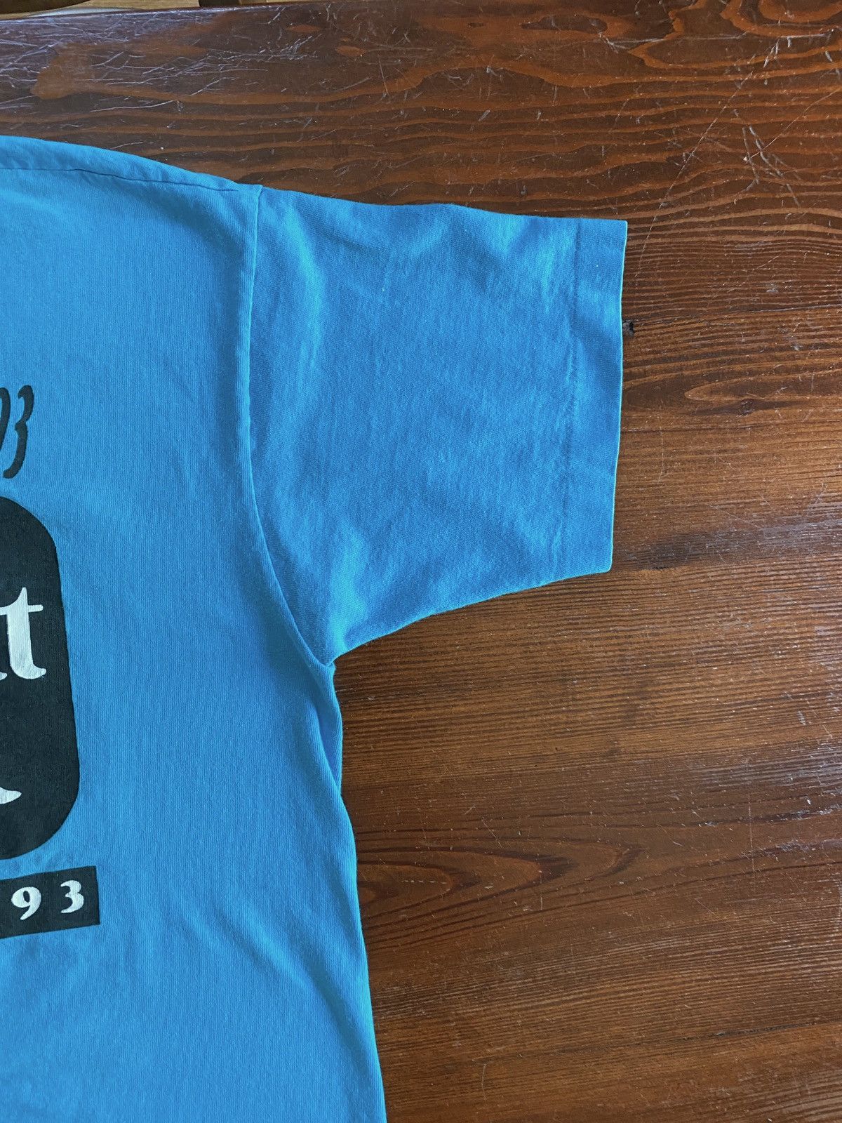 Fruit Of The Loom Vintage 1993 Walk America Distressed Single Stitch Tee Size US L / EU 52-54 / 3 - 15 Thumbnail