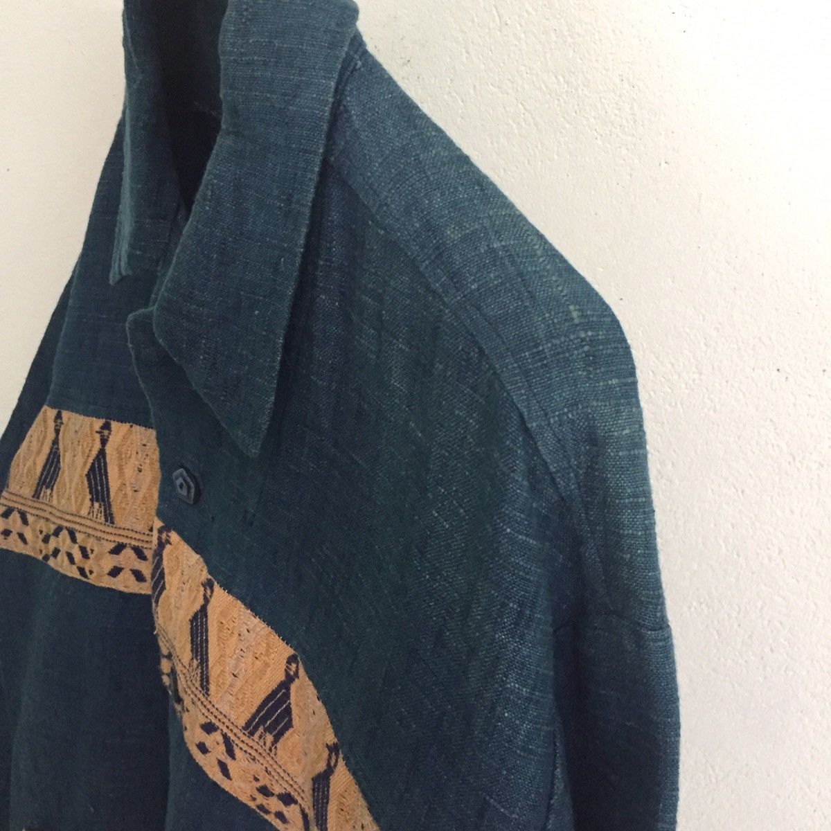 Japanese Brand Slap Shot Birds Kuno Symbols Button Up Jacket MADE IN JAPAN Size US M / EU 48-50 / 2 - 17 Thumbnail