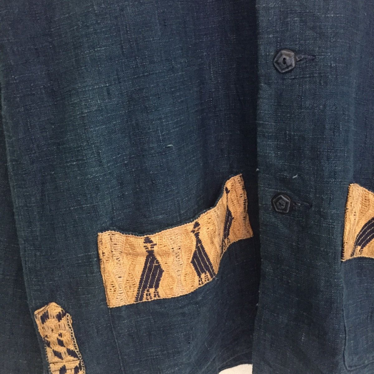 Japanese Brand Slap Shot Birds Kuno Symbols Button Up Jacket MADE IN JAPAN Size US M / EU 48-50 / 2 - 6 Thumbnail