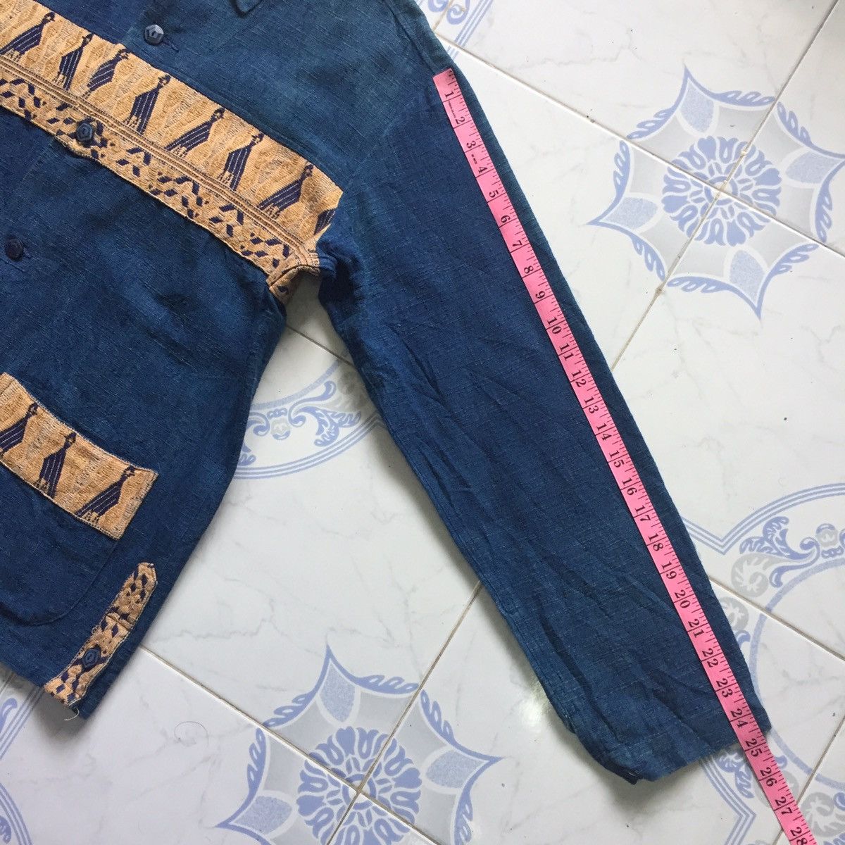 Japanese Brand Slap Shot Birds Kuno Symbols Button Up Jacket MADE IN JAPAN Size US M / EU 48-50 / 2 - 24 Thumbnail