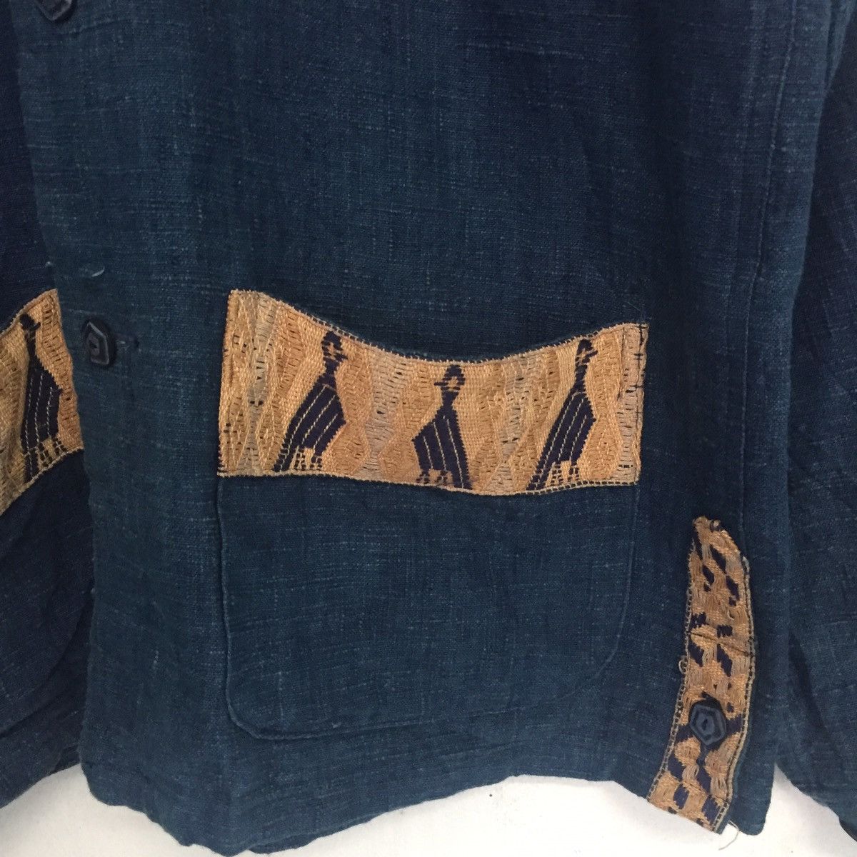 Japanese Brand Slap Shot Birds Kuno Symbols Button Up Jacket MADE IN JAPAN Size US M / EU 48-50 / 2 - 5 Thumbnail