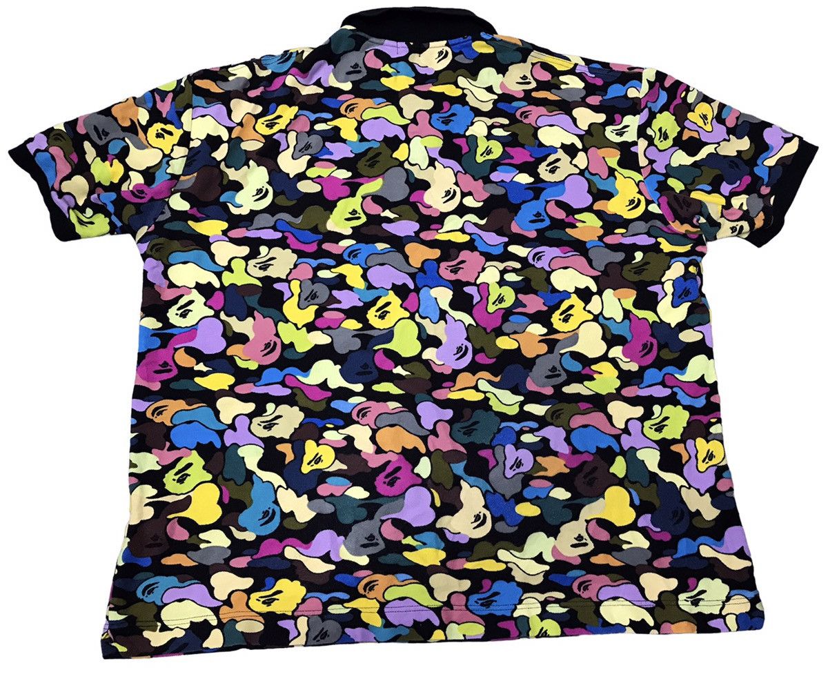 Bape Multi Camo Polo Size US XL / EU 56 / 4 - 2 Thumbnail