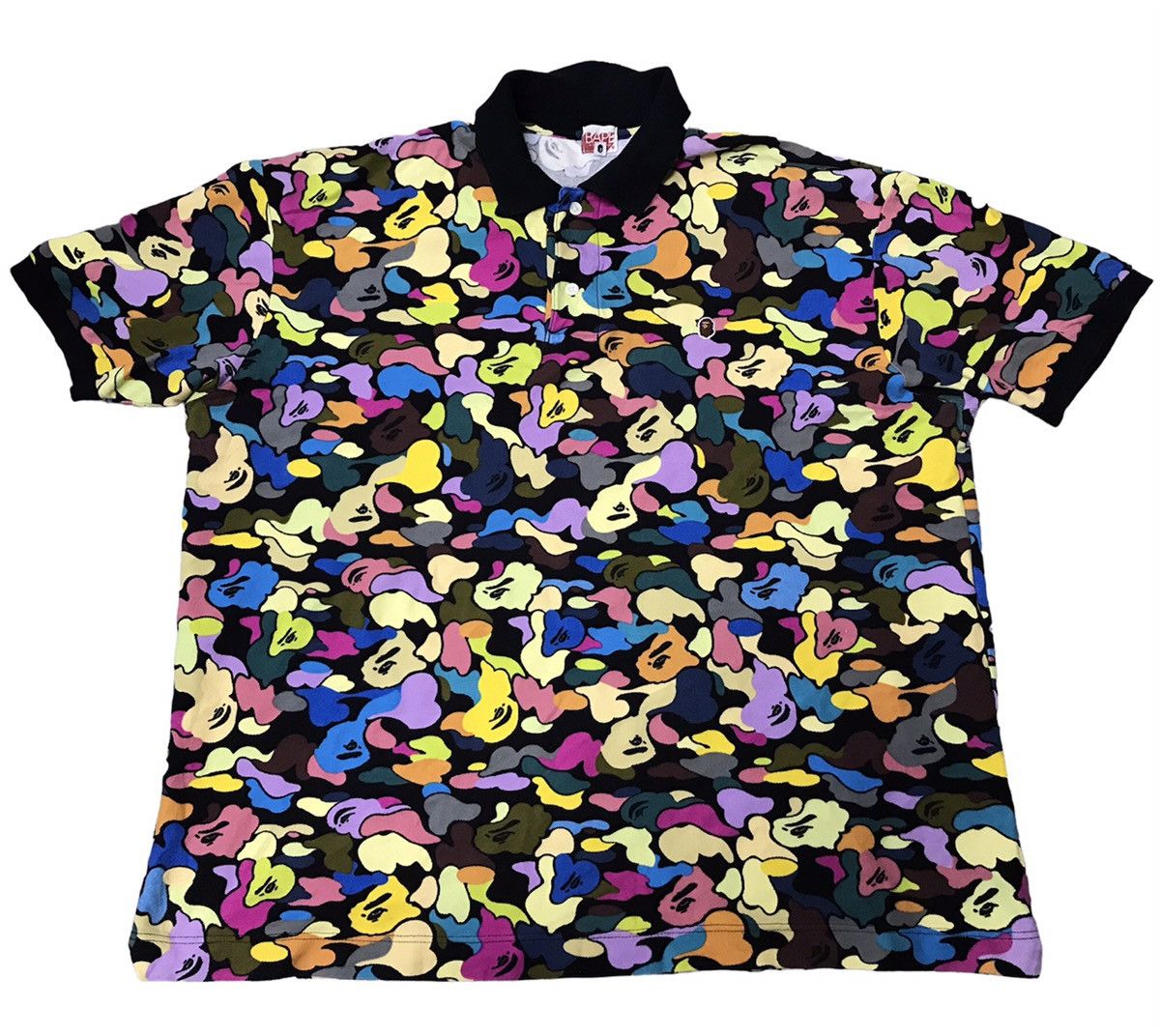 Bape Multi Camo Polo Size US XL / EU 56 / 4 - 1 Thumbnail