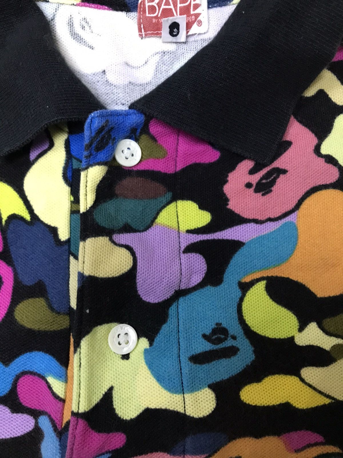 Bape Multi Camo Polo Size US XL / EU 56 / 4 - 4 Thumbnail