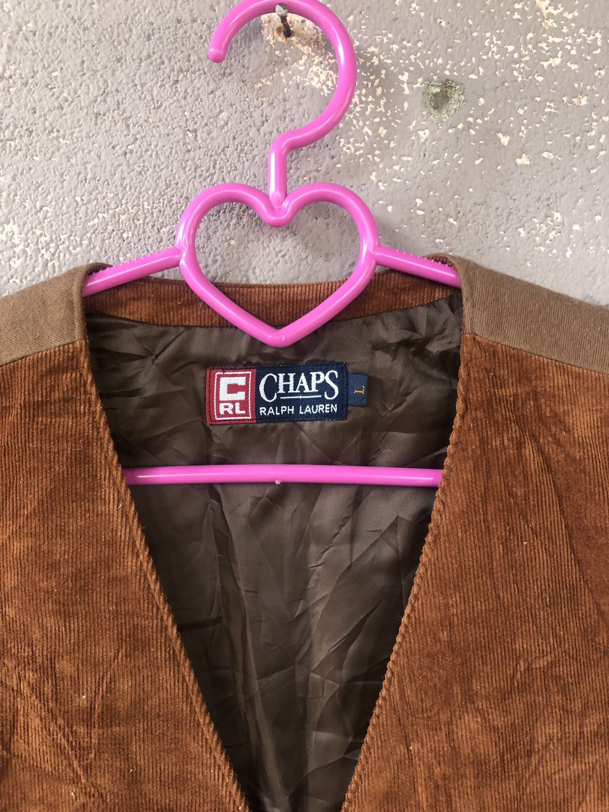 Chaps Ralph Lauren Rare Vintage Chaps Ralph Lauren Corduroy Vest Size US L / EU 52-54 / 3 - 2 Thumbnail