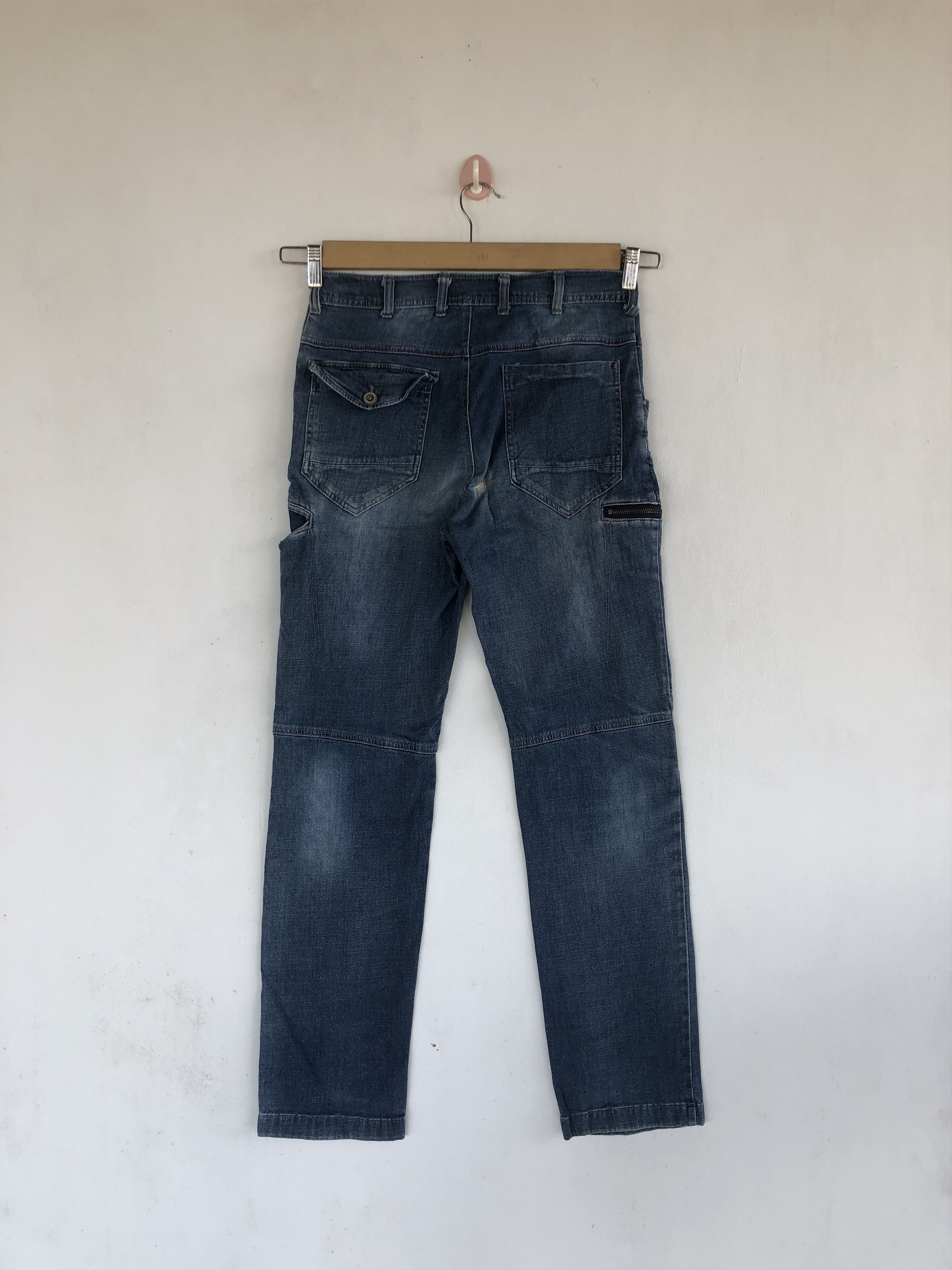 Japanese Brand Vintage Japanese Jeans Japanese Cargo Pants Denim Size US 26 / EU 42 - 2 Thumbnail