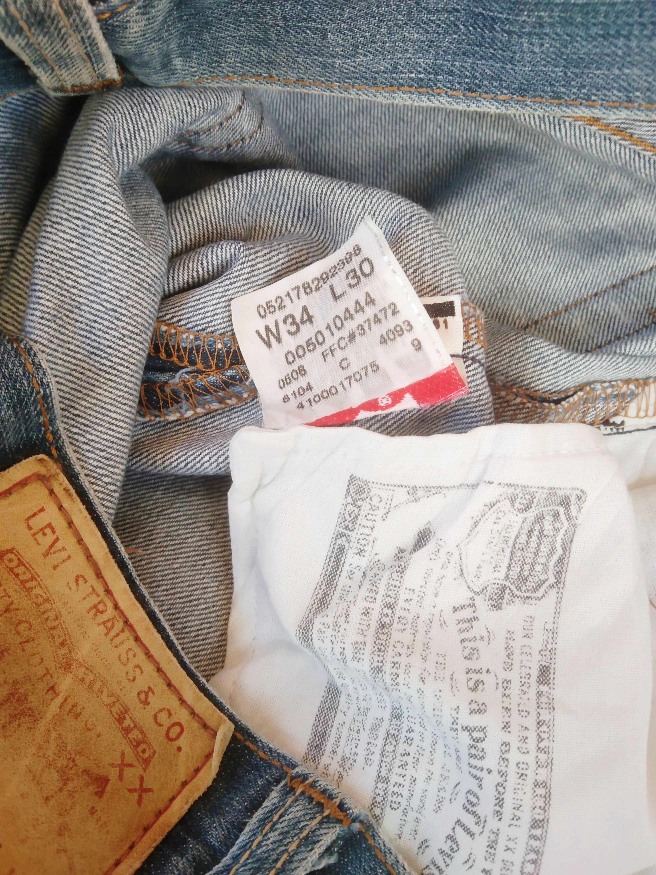 Levi's Vintage Levi's 501 Straight Leg Distressed Jeans 34x30 Size US 34 / EU 50 - 8 Thumbnail