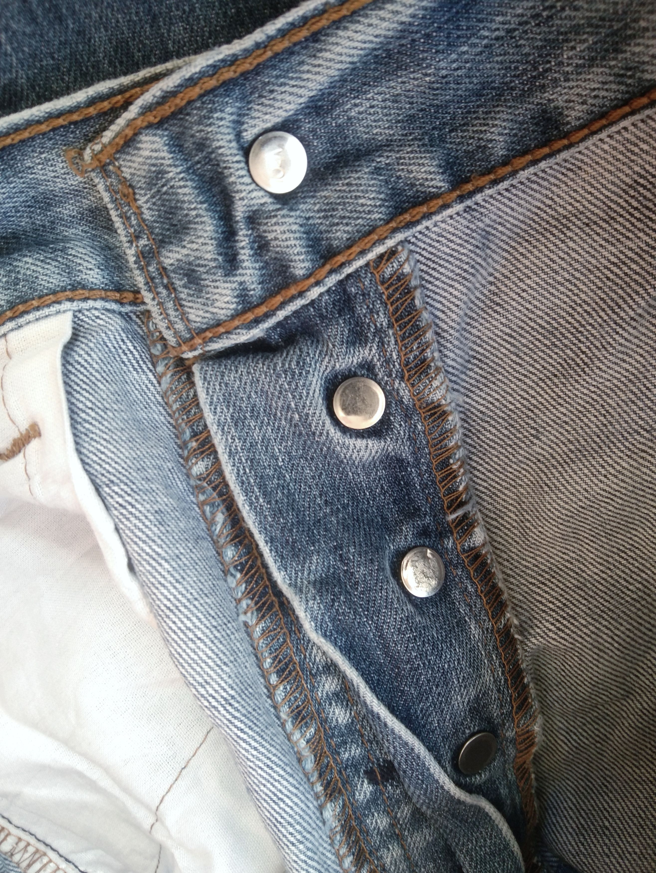 Levi's Vintage Levi's 501 Straight Leg Distressed Jeans 34x30 Size US 34 / EU 50 - 7 Thumbnail