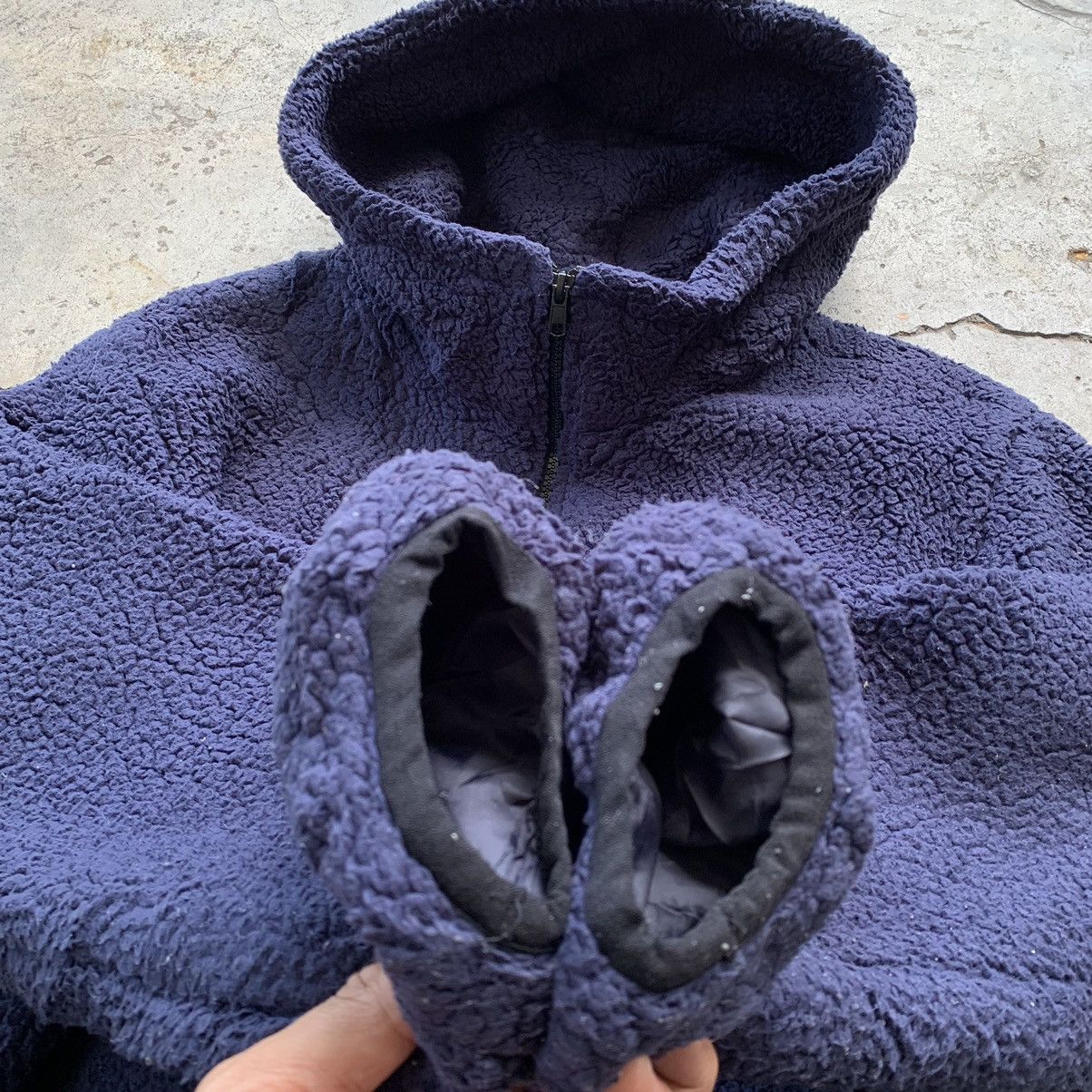 Japanese Brand Japanese brand deep pile fleece hoodie jacket Size US M / EU 48-50 / 2 - 11 Thumbnail