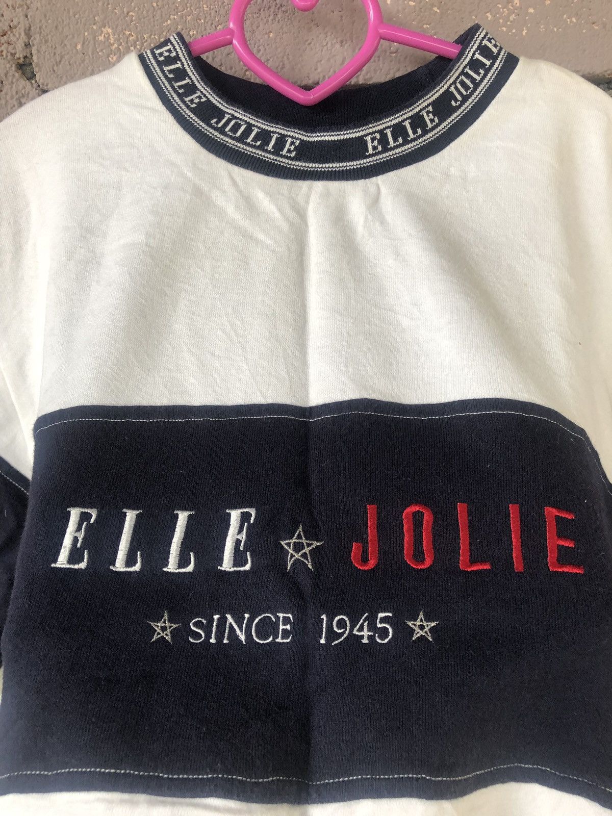 Japanese Brand Rare Vintage ELLE X JOLIE Sweatshirt Size US S / EU 44-46 / 1 - 2 Thumbnail