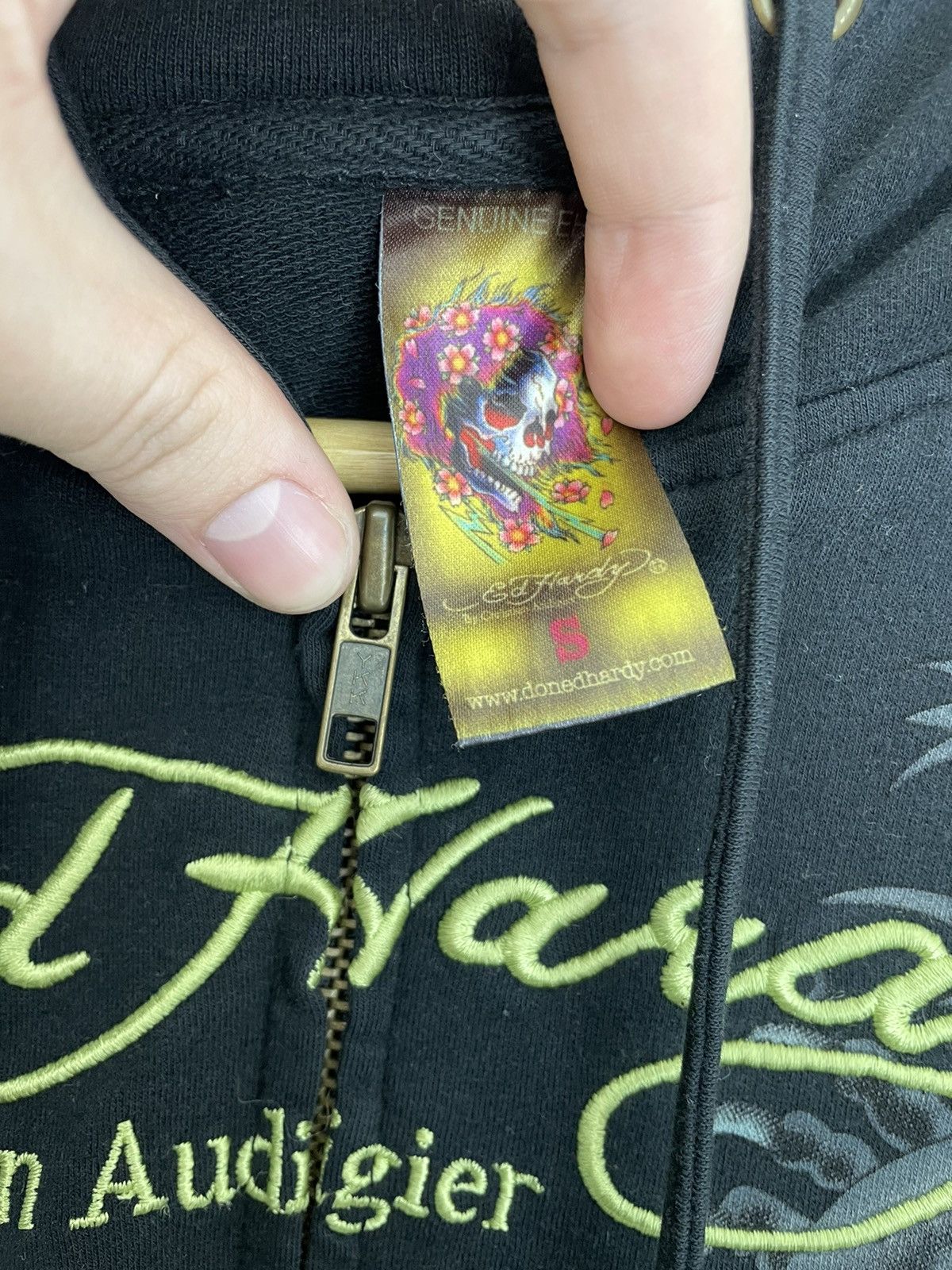 Ed Hardy Ed Hardy Zip Hoodie Rare Floral Print Size US S / EU 44-46 / 1 - 8 Thumbnail