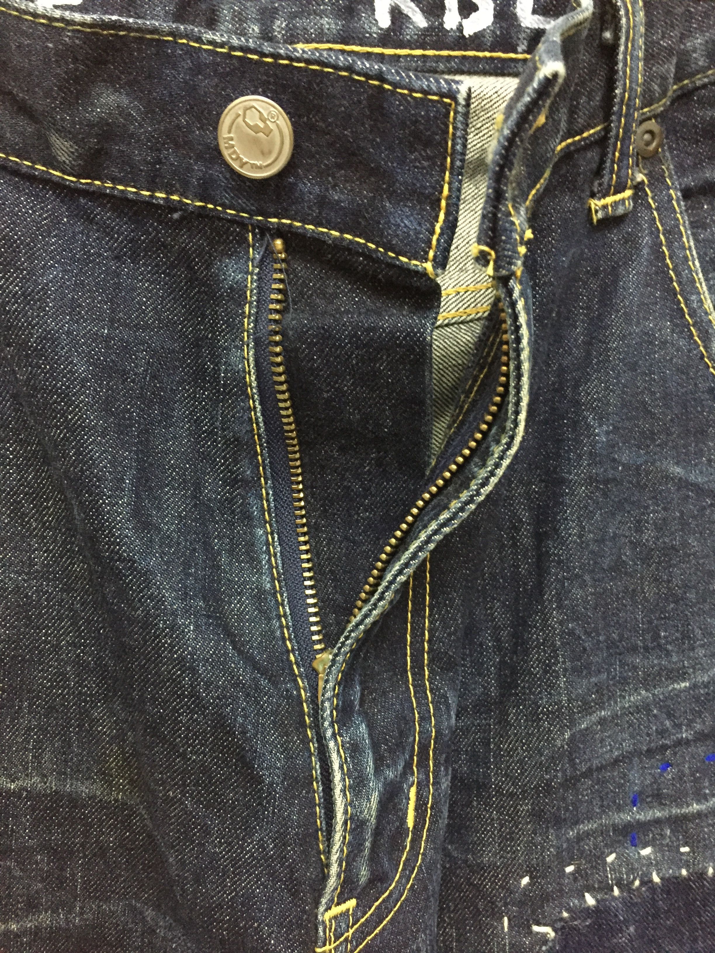 PHENOMENON MACKDADDY Hand Made Patchwork selvedge inspired Kapital Size US 34 / EU 50 - 7 Thumbnail