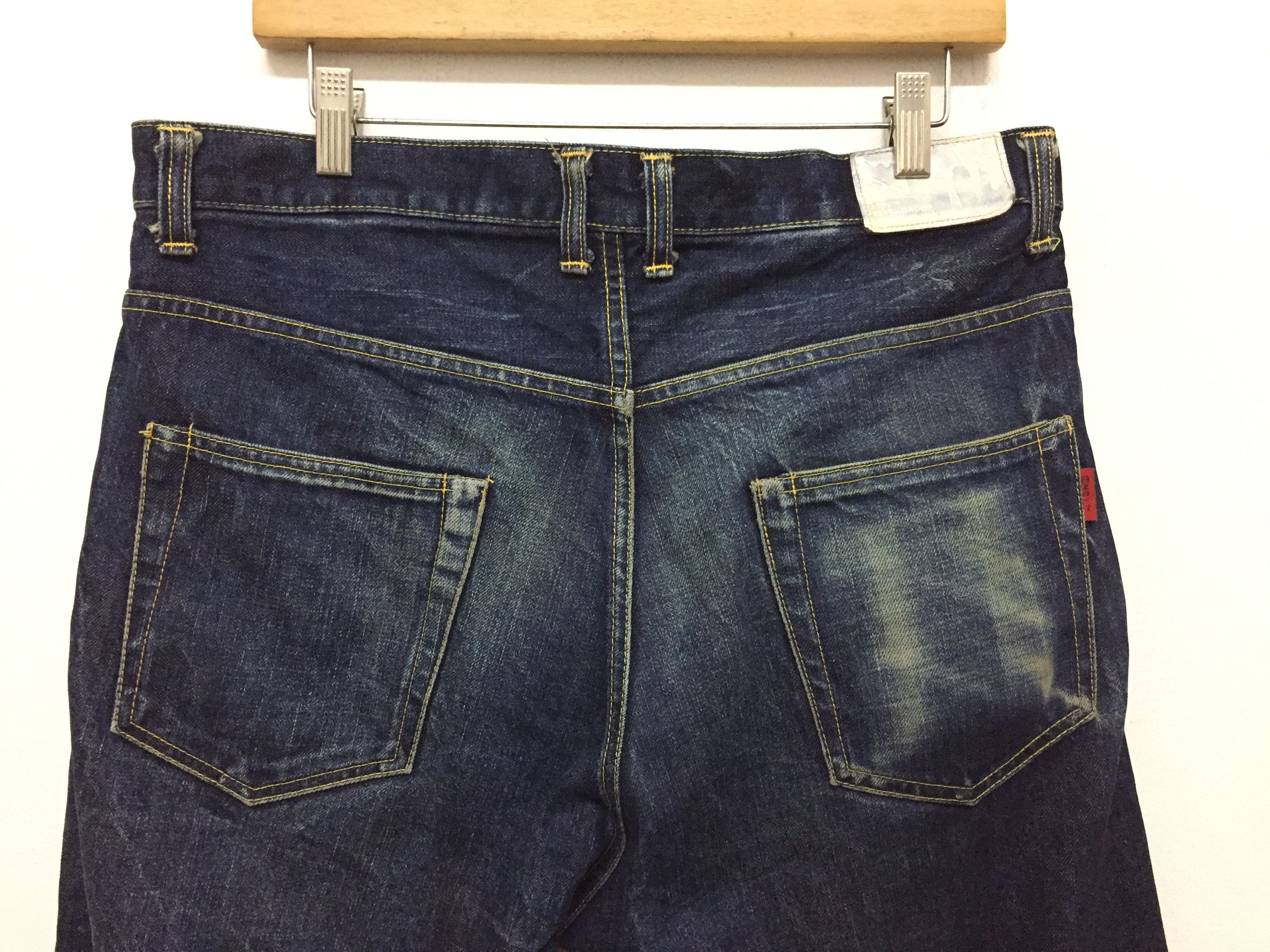 PHENOMENON MACKDADDY Hand Made Patchwork selvedge inspired Kapital Size US 34 / EU 50 - 9 Thumbnail