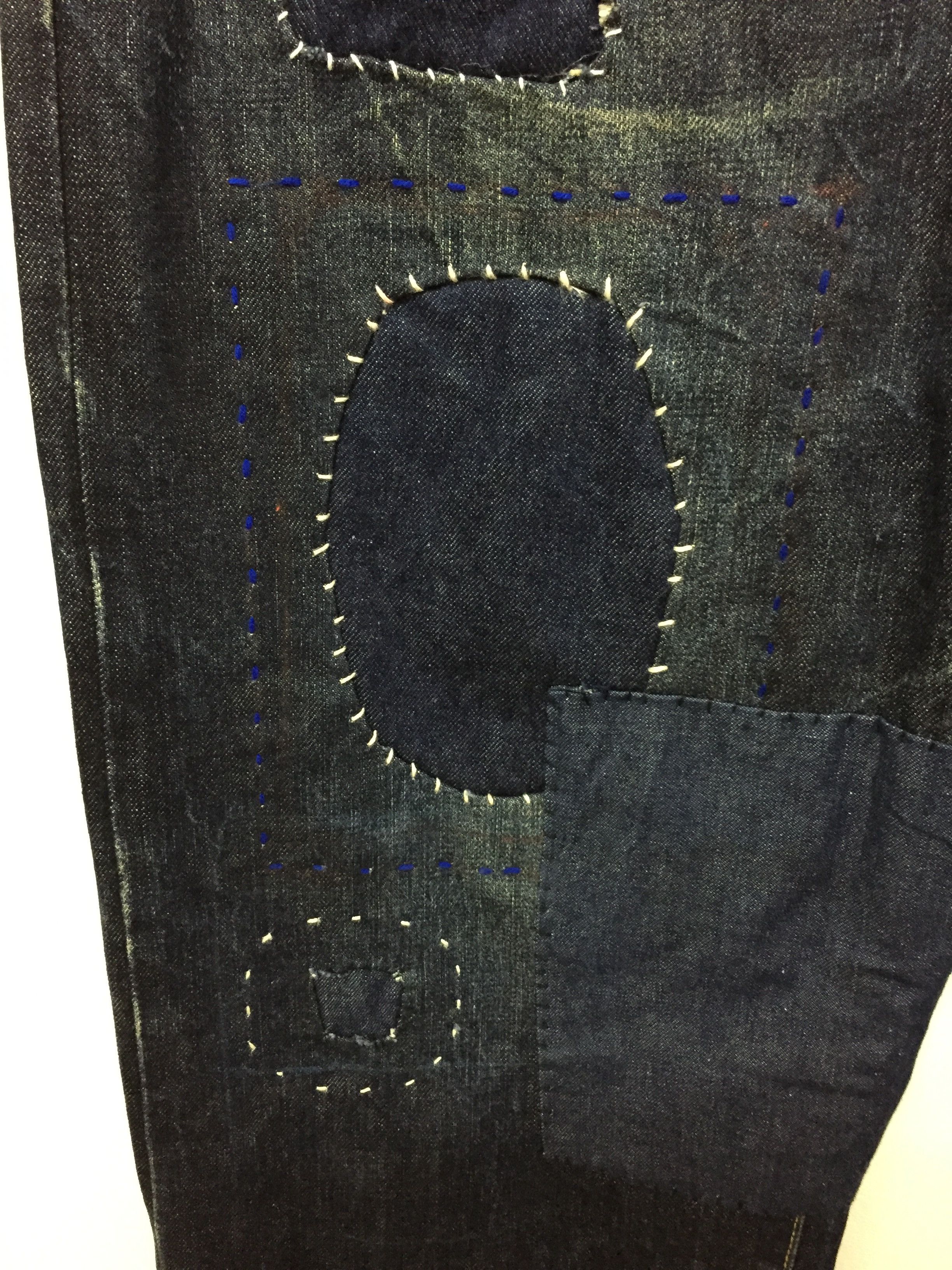 PHENOMENON MACKDADDY Hand Made Patchwork selvedge inspired Kapital Size US 34 / EU 50 - 6 Thumbnail