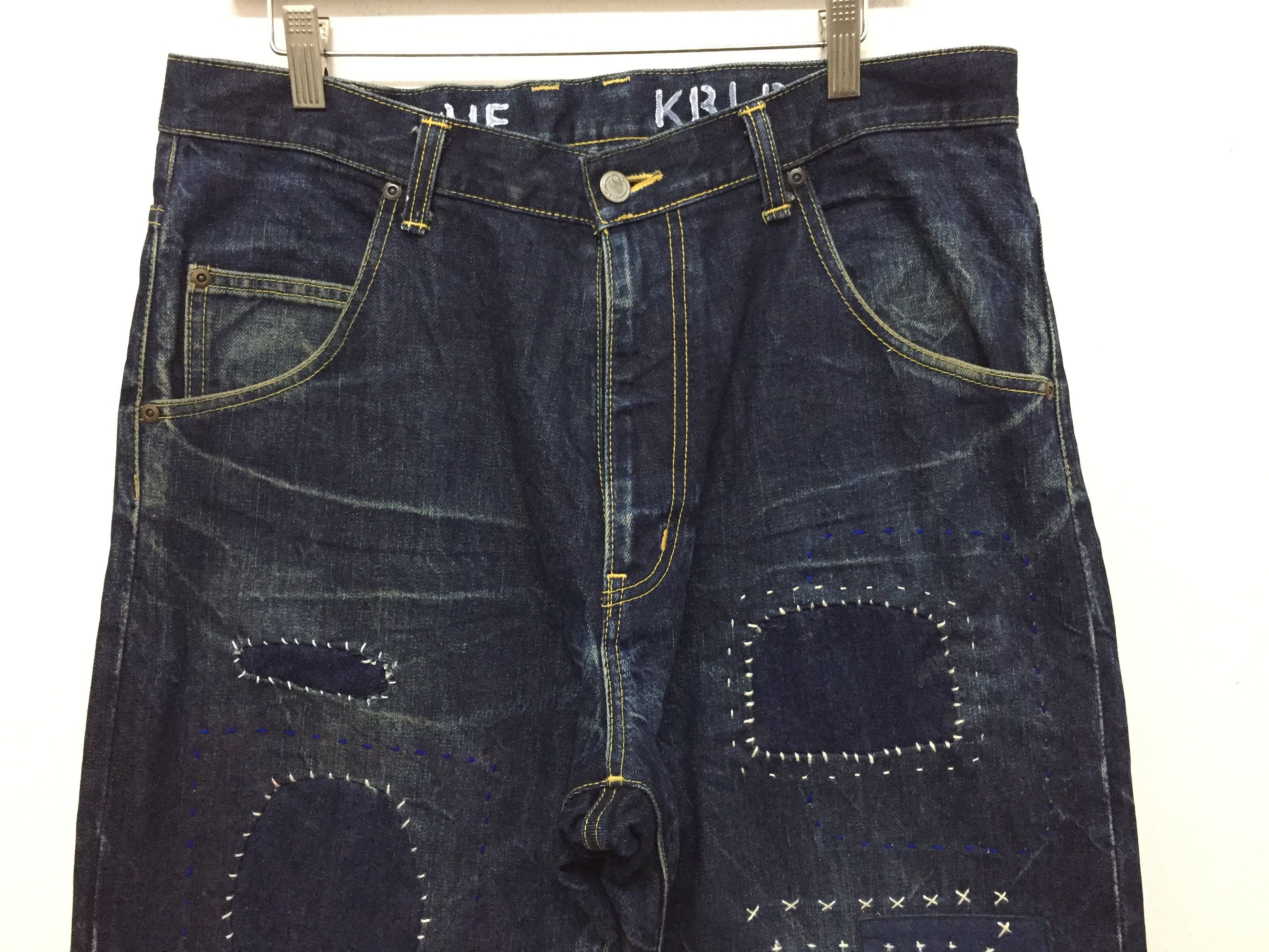 PHENOMENON MACKDADDY Hand Made Patchwork selvedge inspired Kapital Size US 34 / EU 50 - 3 Thumbnail