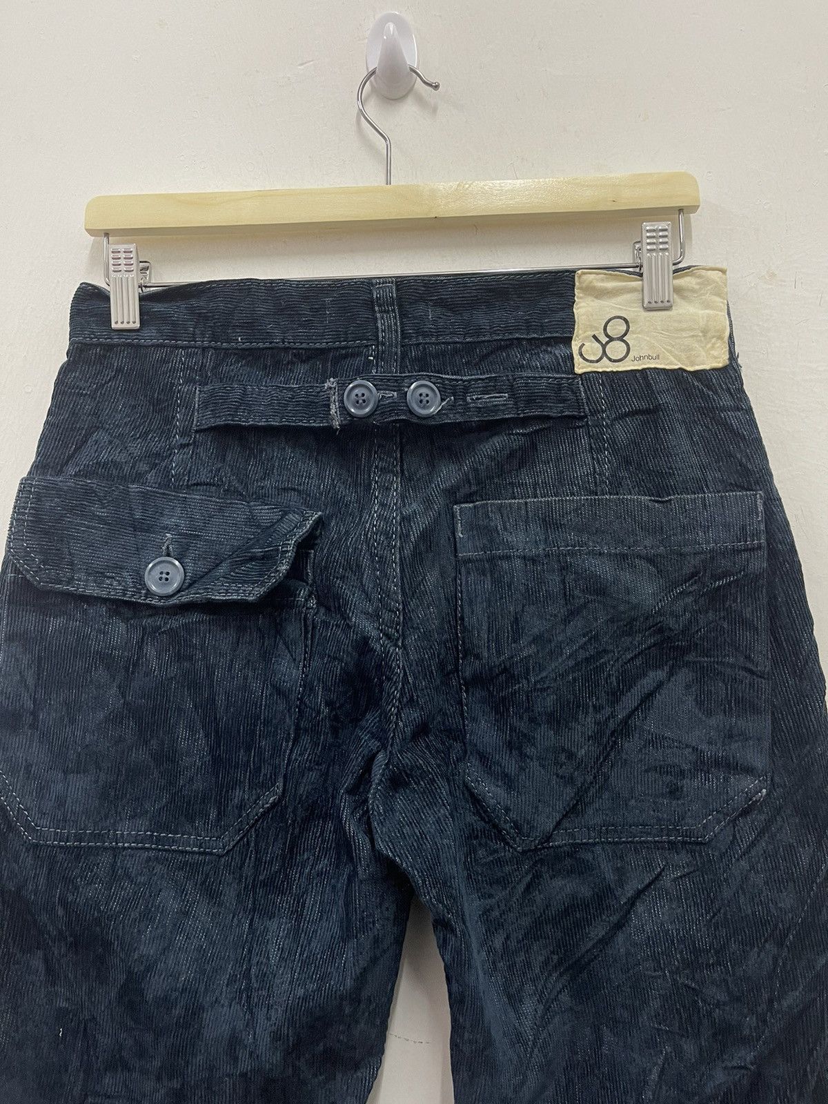 Johnbull Rare Vintage JOHNBULL Japan Corduroy Buckle Back Pant Size US 29 - 2 Thumbnail