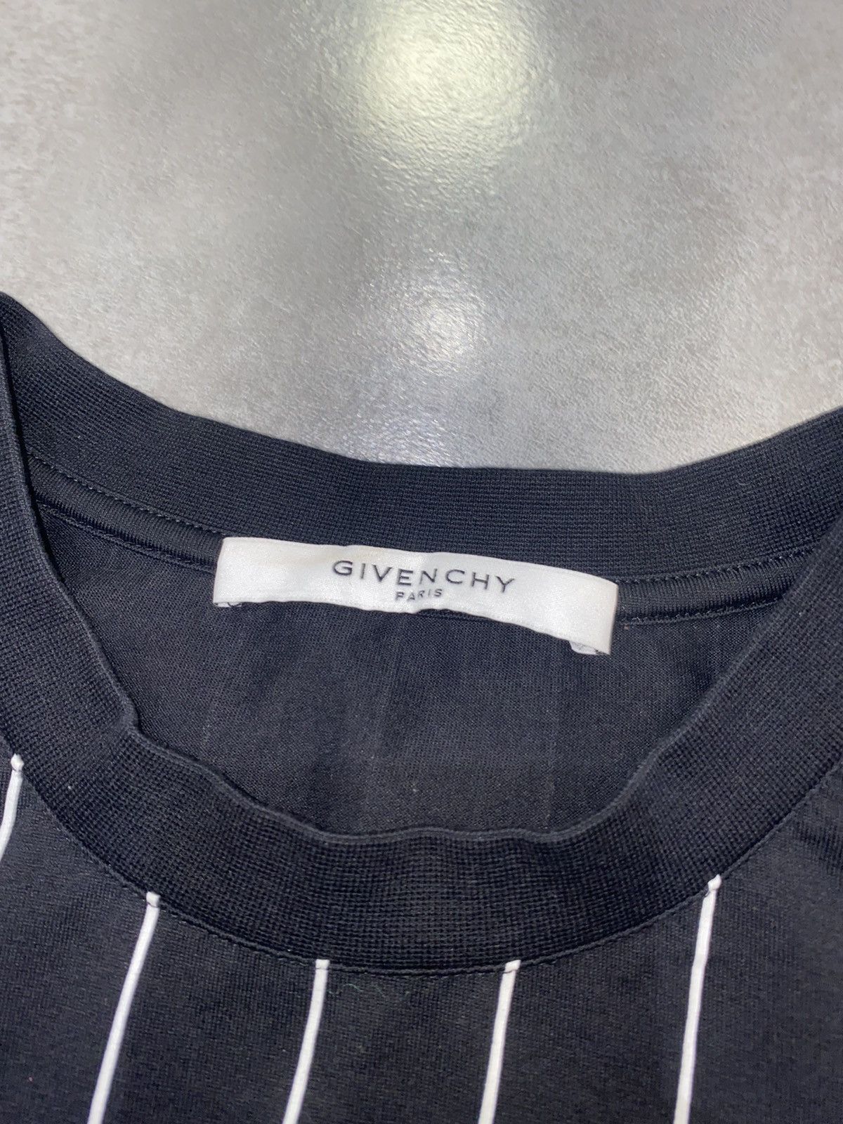 Givenchy Givenchy Tisci Era Star Logo Striped Jersey T-Shirt Size US L / EU 52-54 / 3 - 12 Thumbnail