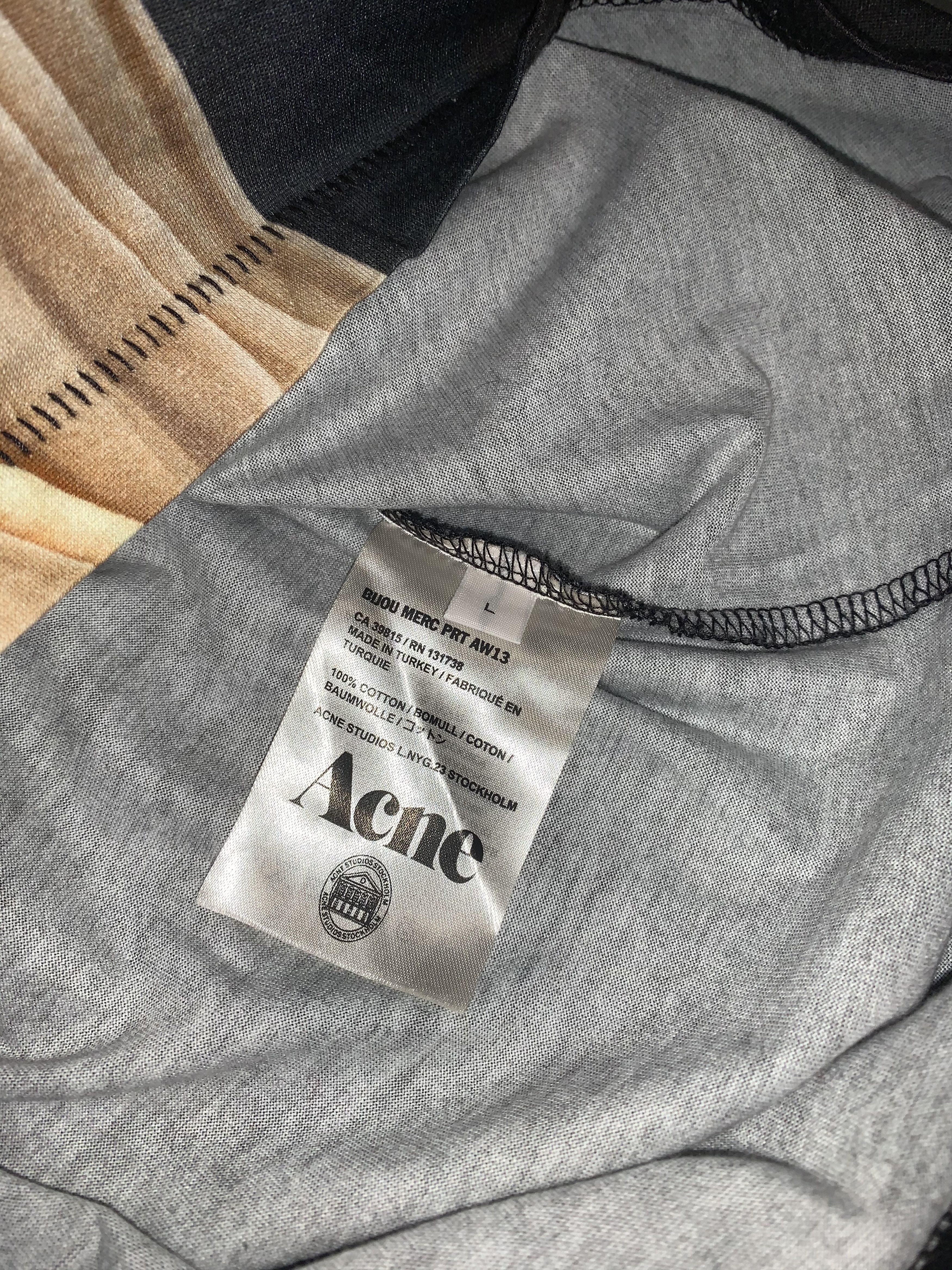 Acne Studios AW13 Acne Studios Bijou Merc Prt Abstract Print T-Shirt Size US L / EU 52-54 / 3 - 11 Thumbnail