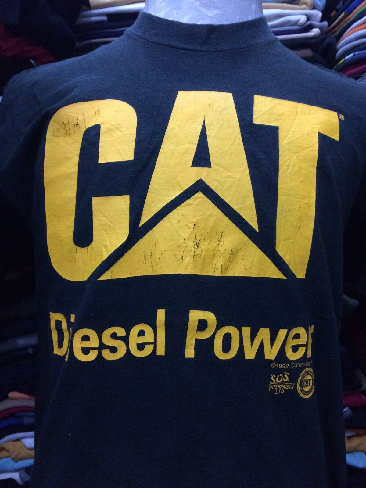 Caterpillar Vintage Caterpillar Diesel Power Tshirt Size US L / EU 52-54 / 3 - 2 Thumbnail