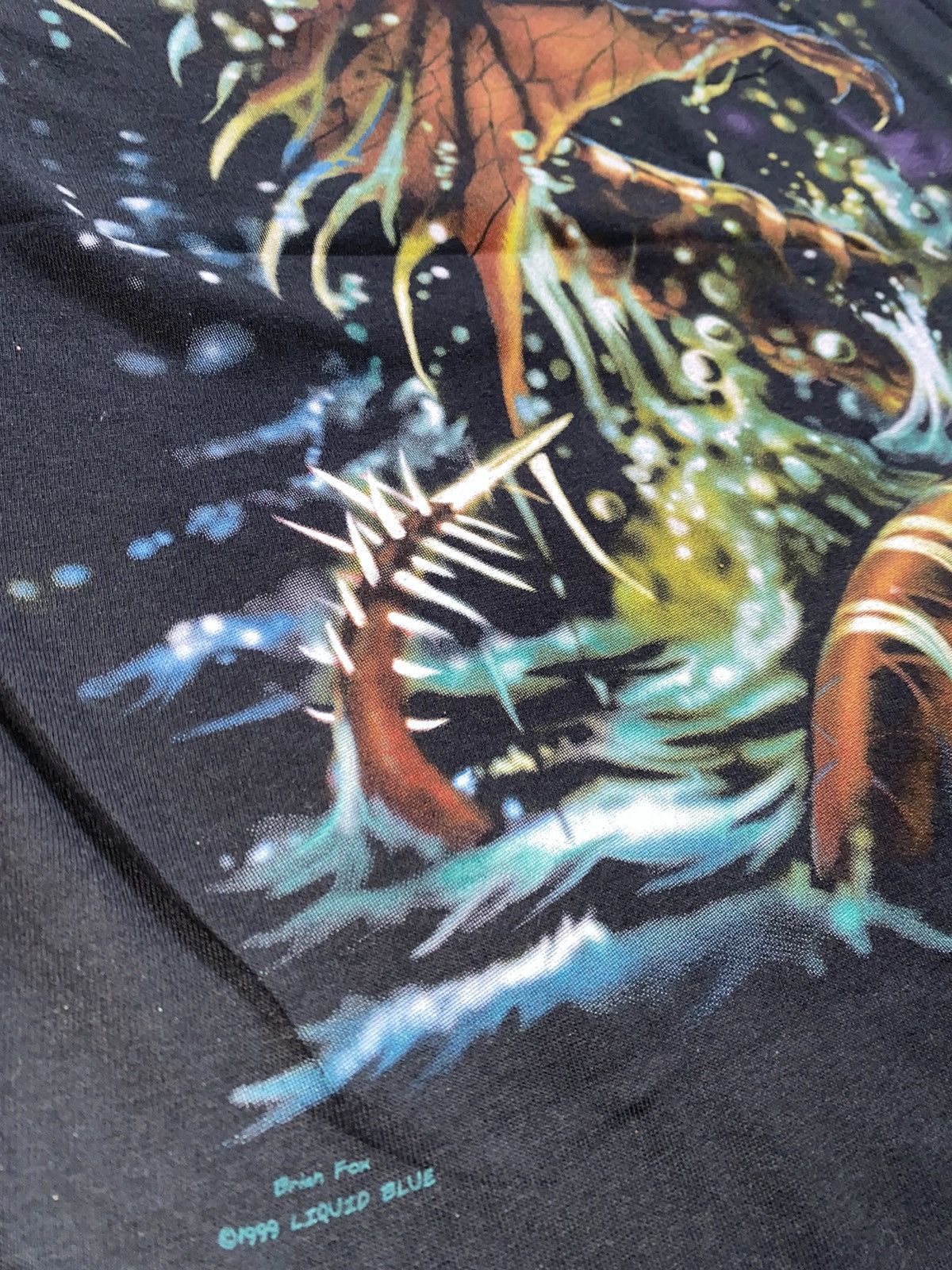 Japanese Brand × Liquid Blue × Vintage Acid Dragon USA 1999 Brian Fox Evisu Size US XL / EU 56 / 4 - 6 Thumbnail