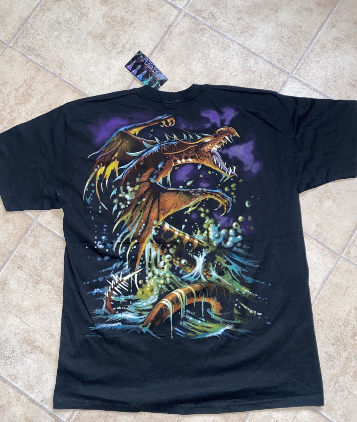 Japanese Brand × Liquid Blue × Vintage Acid Dragon USA 1999 Brian Fox Evisu Size US XL / EU 56 / 4 - 5 Thumbnail