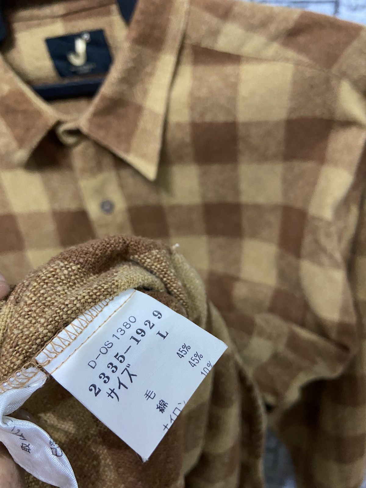 Japanese Brand Vintage Mr Junko flannel single pocket plaid size L fit XL Size US XL / EU 56 / 4 - 6 Thumbnail