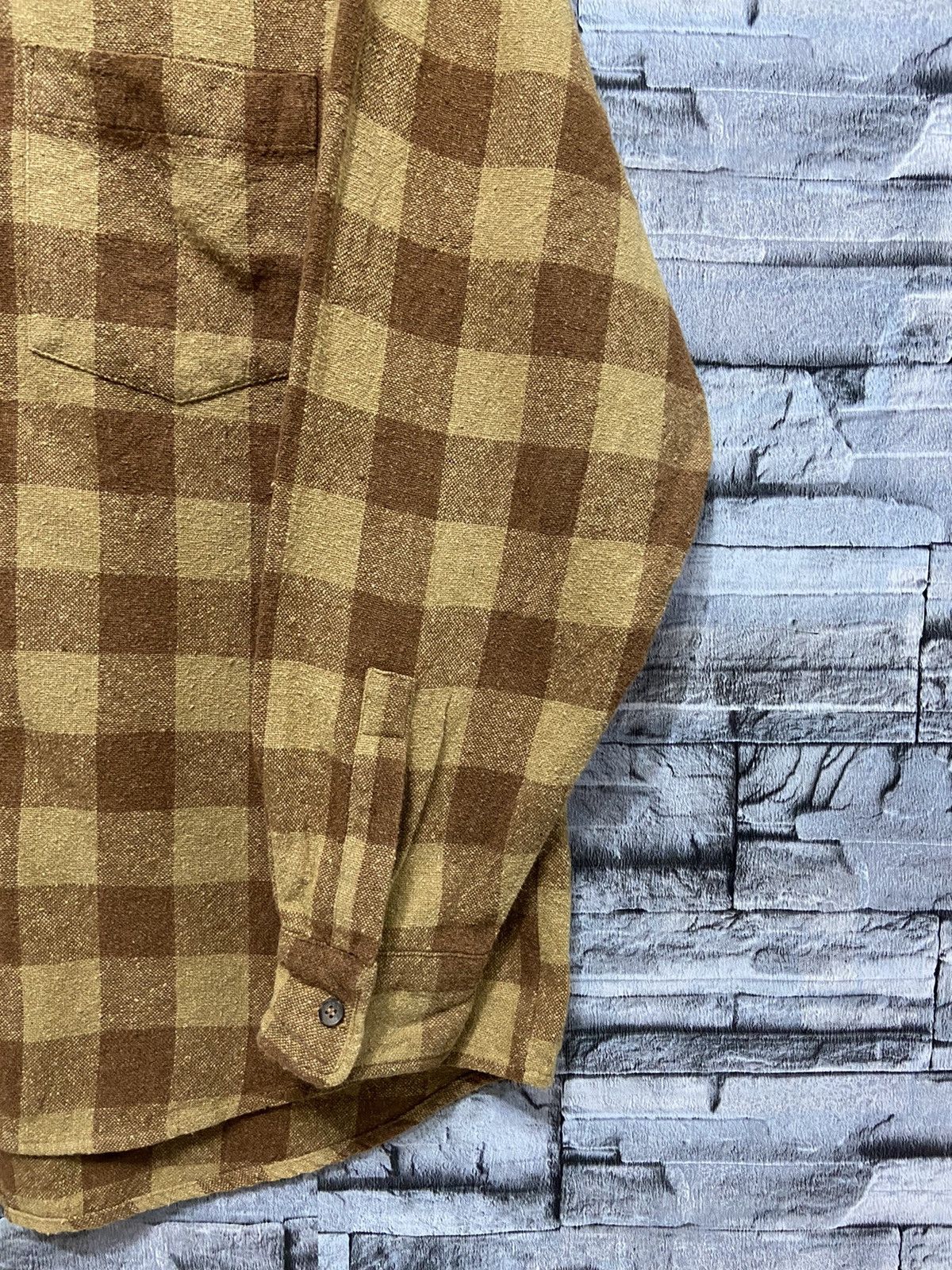 Japanese Brand Vintage Mr Junko flannel single pocket plaid size L fit XL Size US XL / EU 56 / 4 - 5 Thumbnail