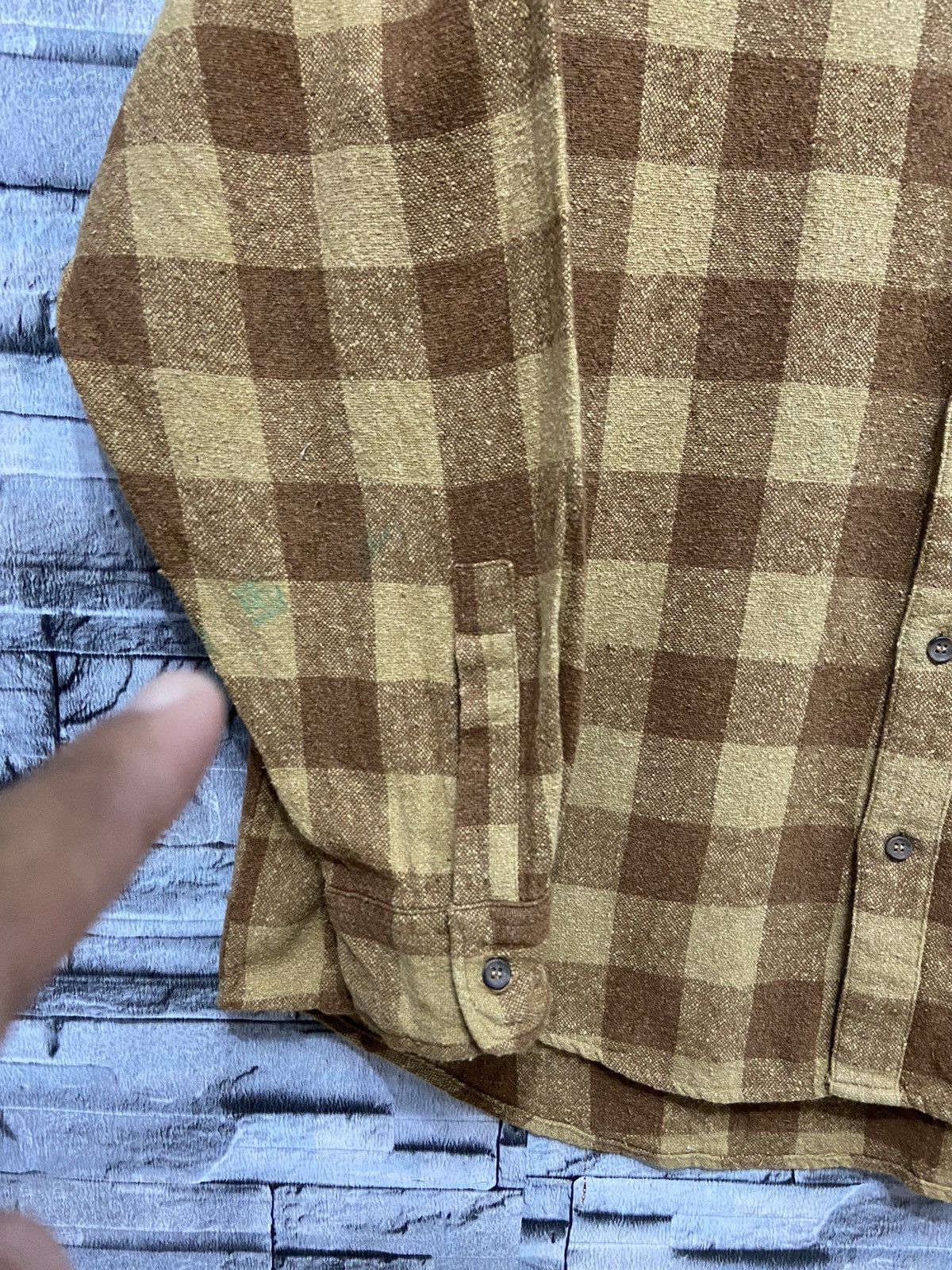 Japanese Brand Vintage Mr Junko flannel single pocket plaid size L fit XL Size US XL / EU 56 / 4 - 4 Thumbnail