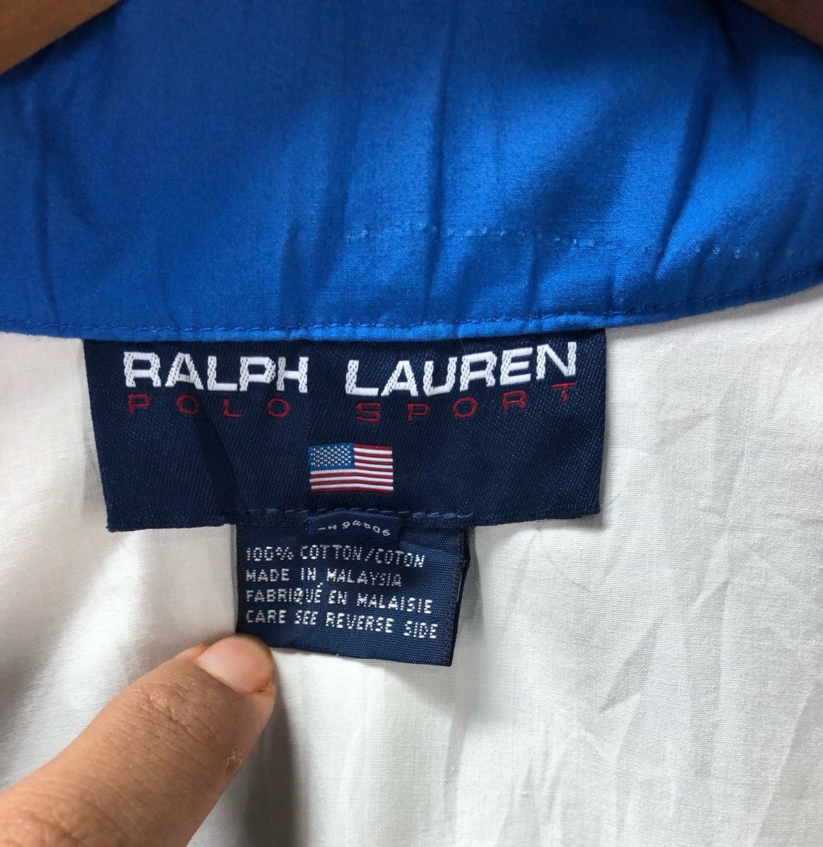Polo Ralph Lauren × Ralph Lauren Vintage Ralph Lauren Polo Sport Pullover Windbreaker Jacket Size US S / EU 44-46 / 1 - 11 Thumbnail