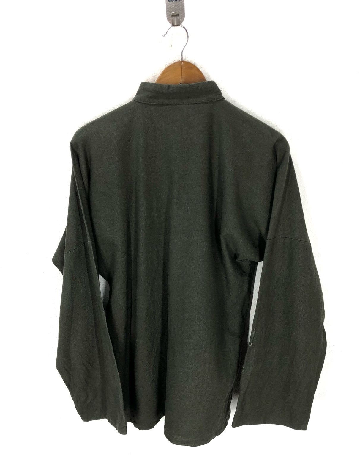 Designer × Japanese Brand Vintage SIRUIYI Chinese Dragon Embroidered Jacket OliveGreen Size US L / EU 52-54 / 3 - 6 Thumbnail
