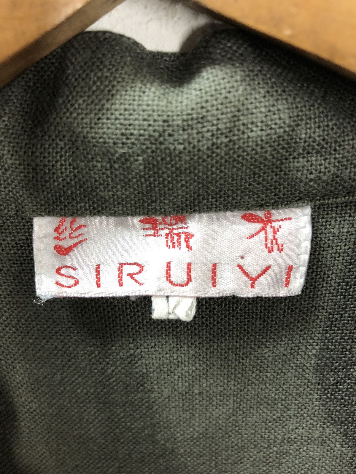 Designer × Japanese Brand Vintage SIRUIYI Chinese Dragon Embroidered Jacket OliveGreen Size US L / EU 52-54 / 3 - 8 Thumbnail