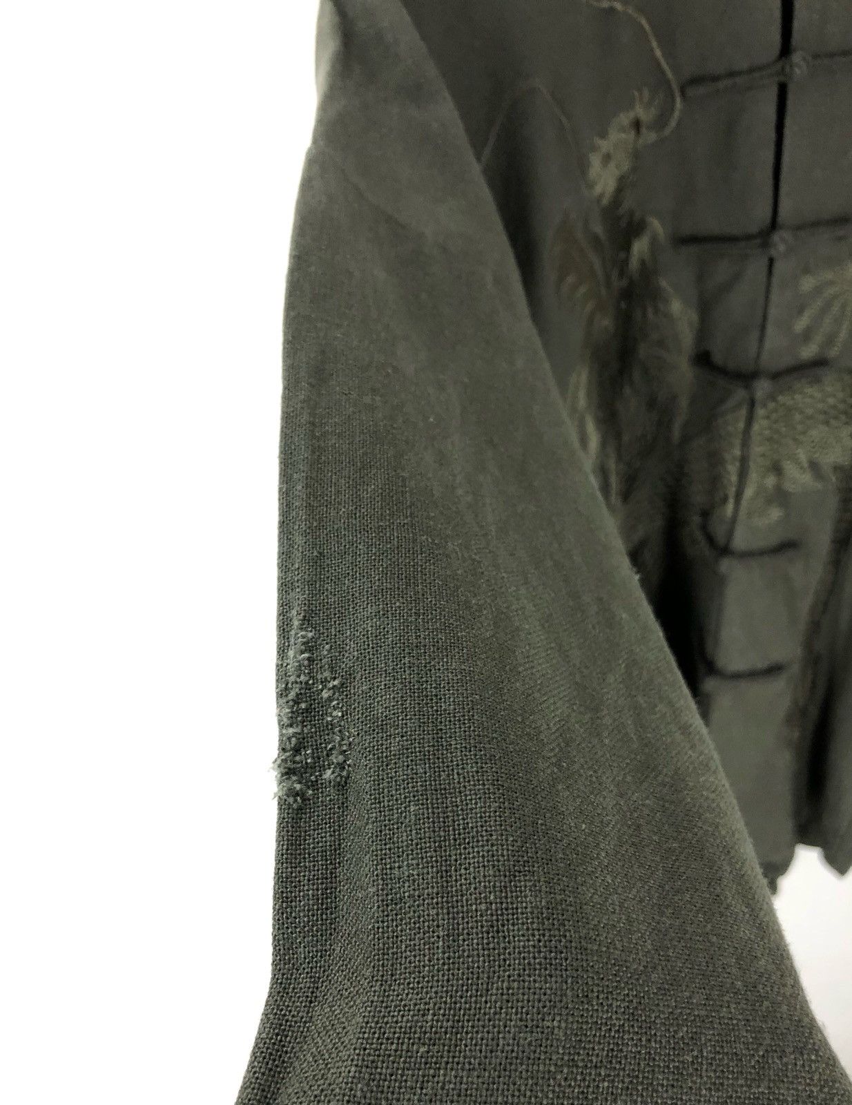 Designer × Japanese Brand Vintage SIRUIYI Chinese Dragon Embroidered Jacket OliveGreen Size US L / EU 52-54 / 3 - 5 Thumbnail